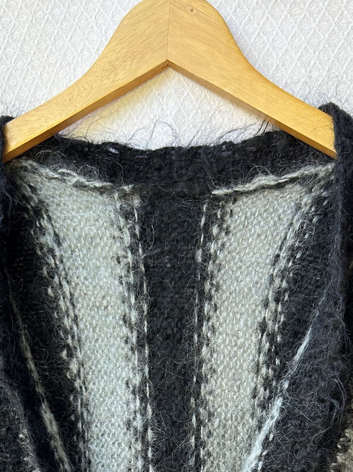 Hysteric Glamour Cardigan Fuzzy mohair knit striped styled Size US M / EU 48-50 / 2 - 6 Thumbnail