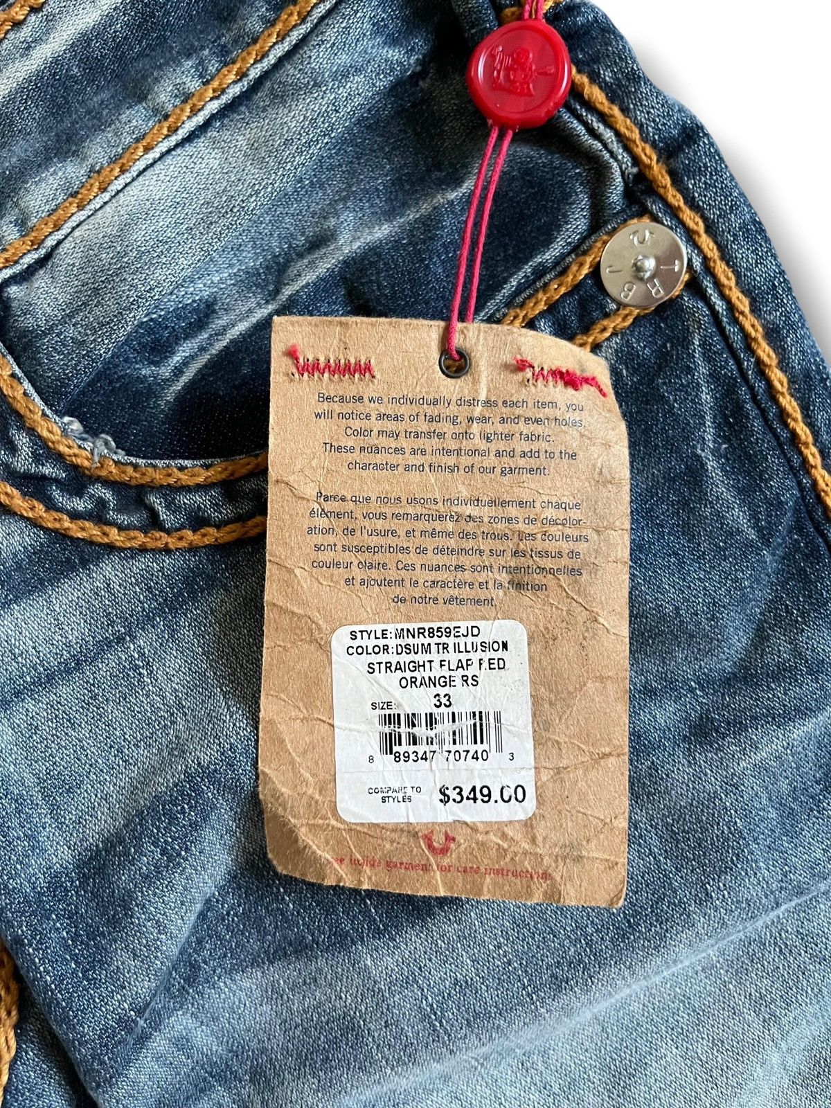 True Religion True Religion Jeans Size US 33 - 7 Thumbnail