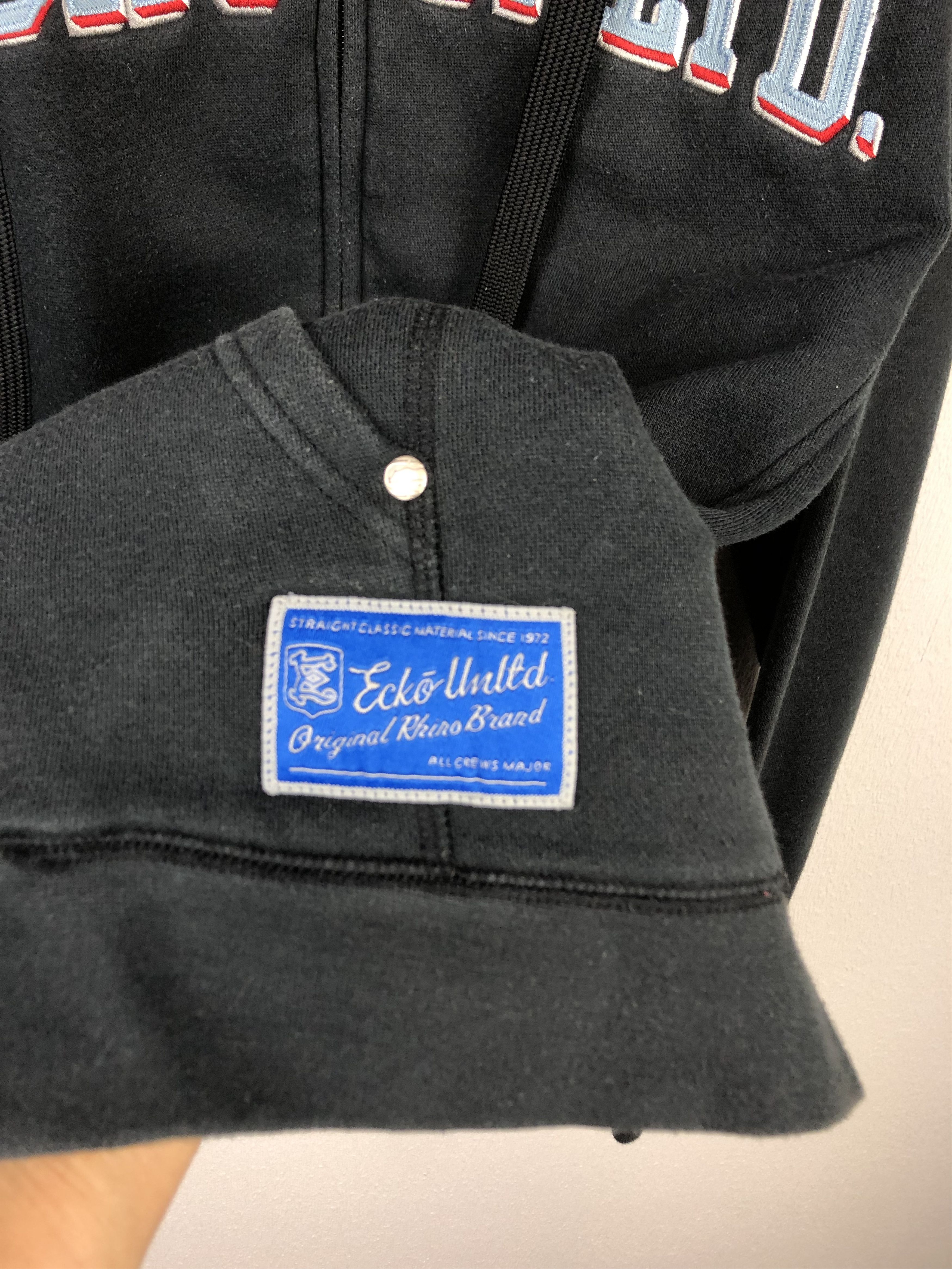 Ecko Unltd. × Rare Panther × Vintage Vintage ECKO Unltd Zip Up Hoodie Sweatshirt Black Jacket Size US M / EU 48-50 / 2 - 4 Thumbnail