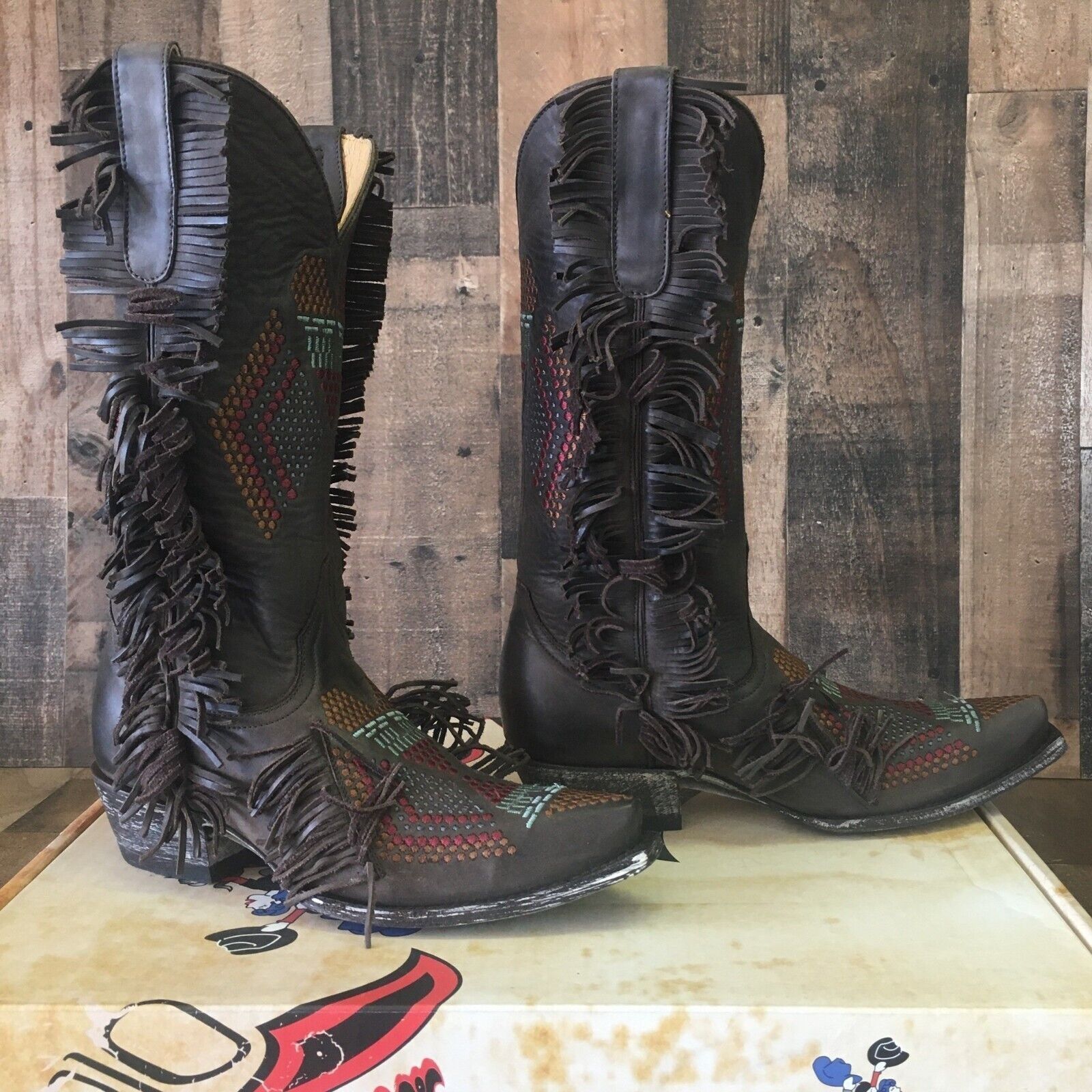 Old Gringo Old Gringo Tribu YL265-3 Cowboy Boots Womens 7 B Size US 7 / IT 37 - 6 Thumbnail
