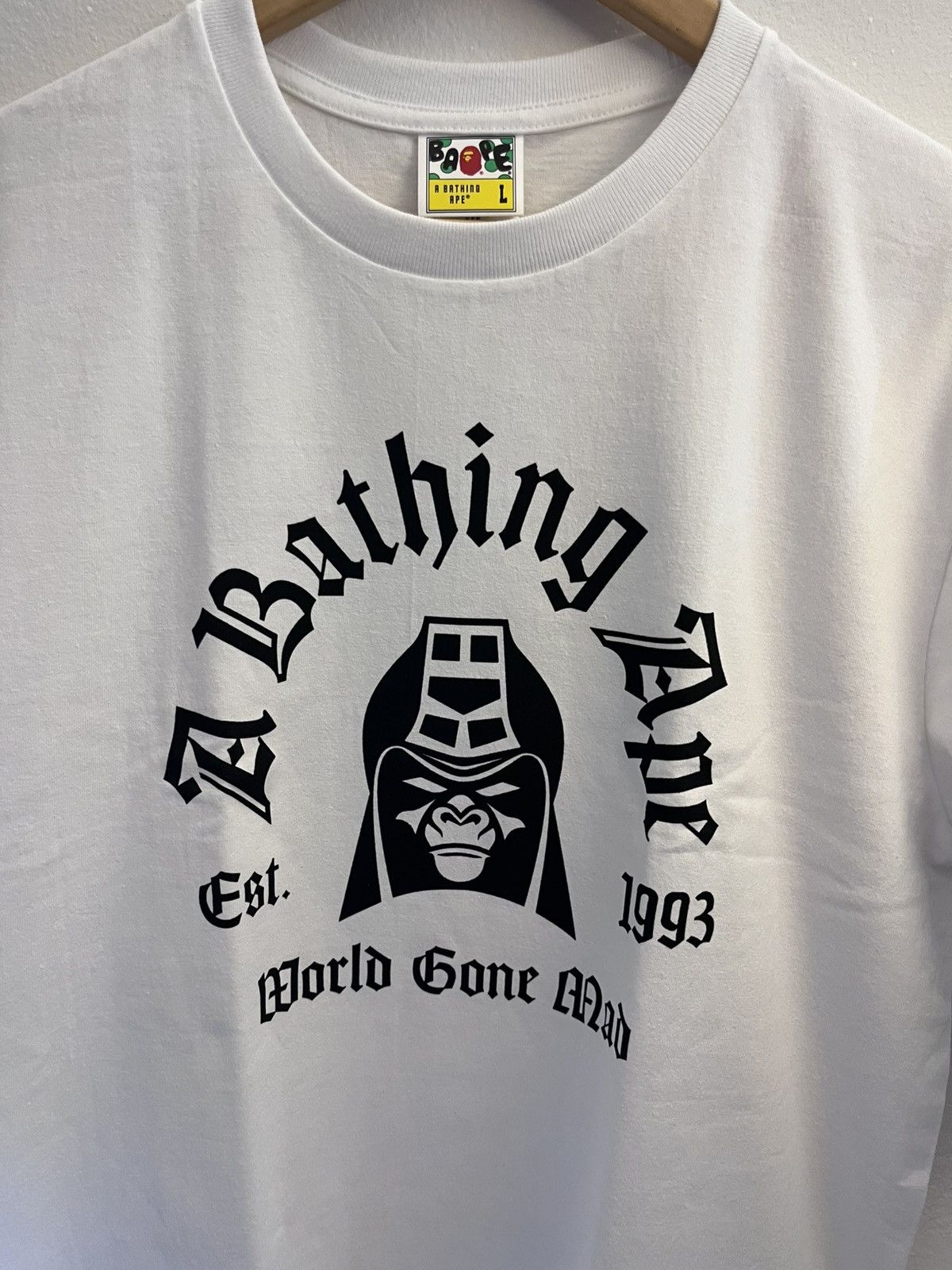Bape Bape Mad General College Tee Size US L / EU 52-54 / 3 - 1 Thumbnail