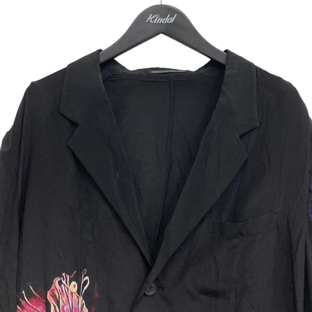 Yohji Yamamoto Yohji Yamamoto pour homme/Flower print/Silk jacket Size US L / EU 52-54 / 3 - 3 Thumbnail