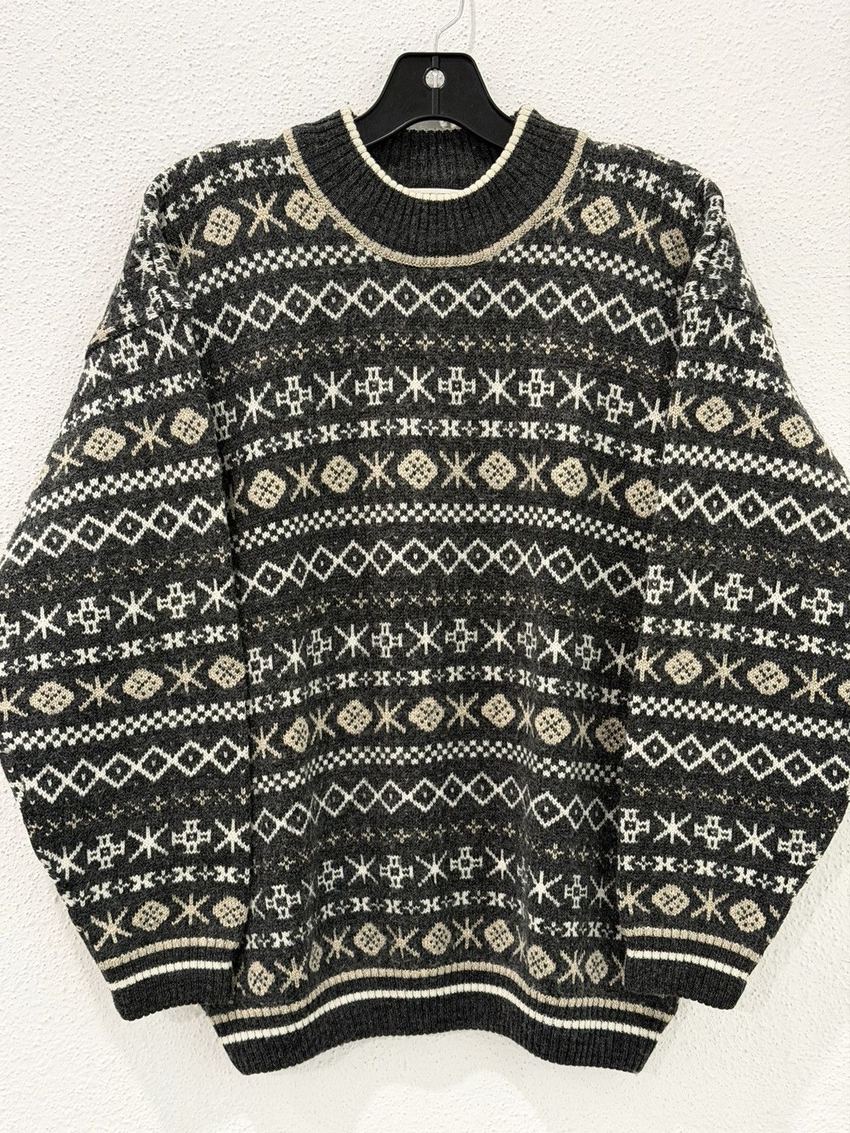 Esprit Vintage 80s ESPRIT Wool Knit Sweater Size 40 fits M or W L Size US M / EU 48-50 / 2 - 2 Thumbnail