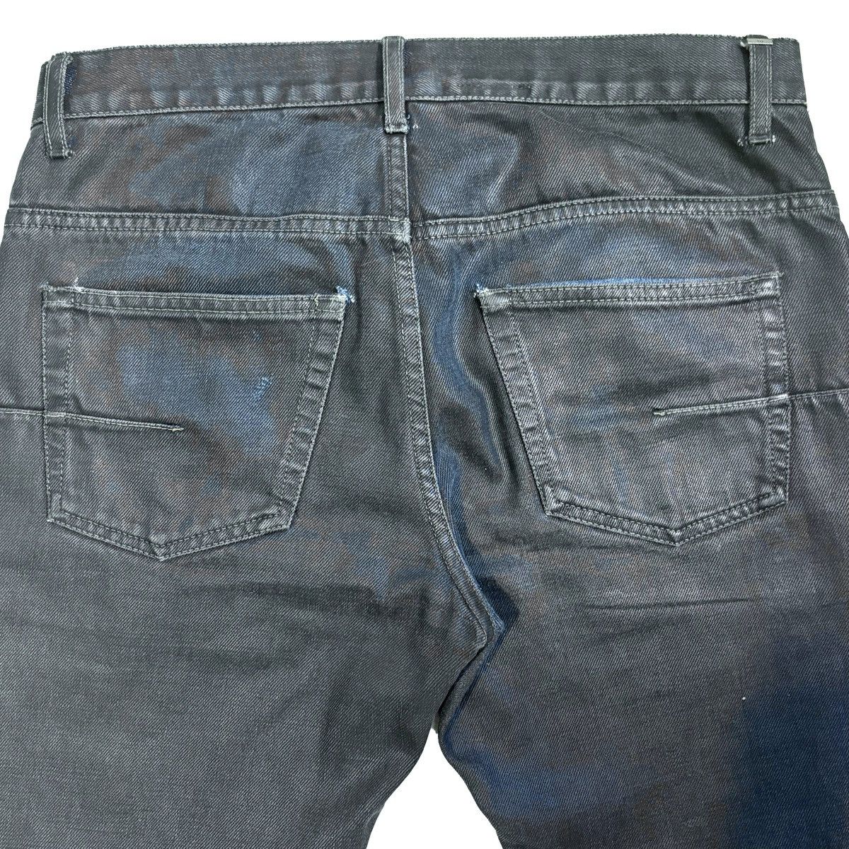 Dior Kris Van Assche Dior Waxed Denim Size US 29 - 3 Thumbnail