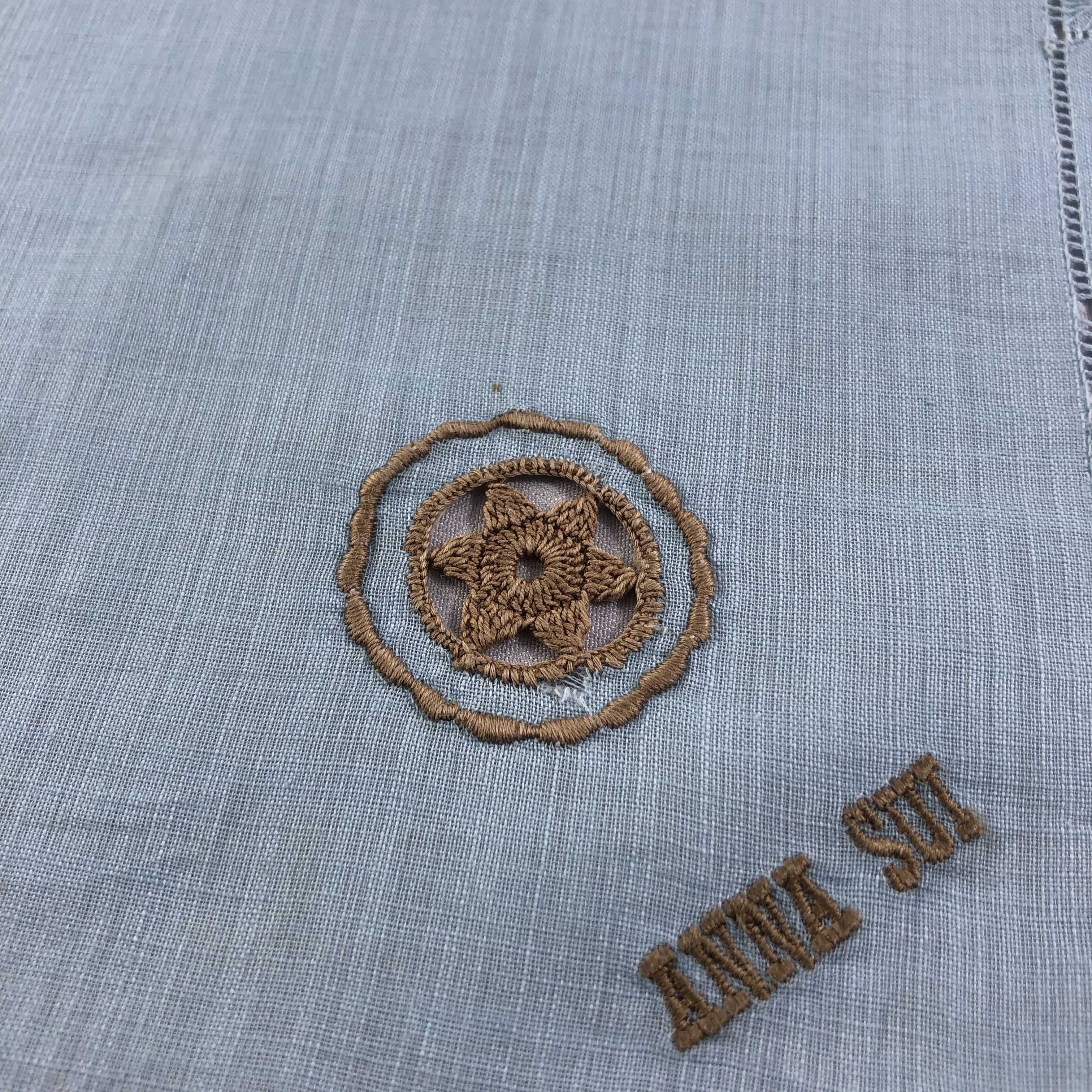 Anna Sui Anna Sui Handkerchief Neckerchief Bandana H1560 Size ONE SIZE - 5 Thumbnail