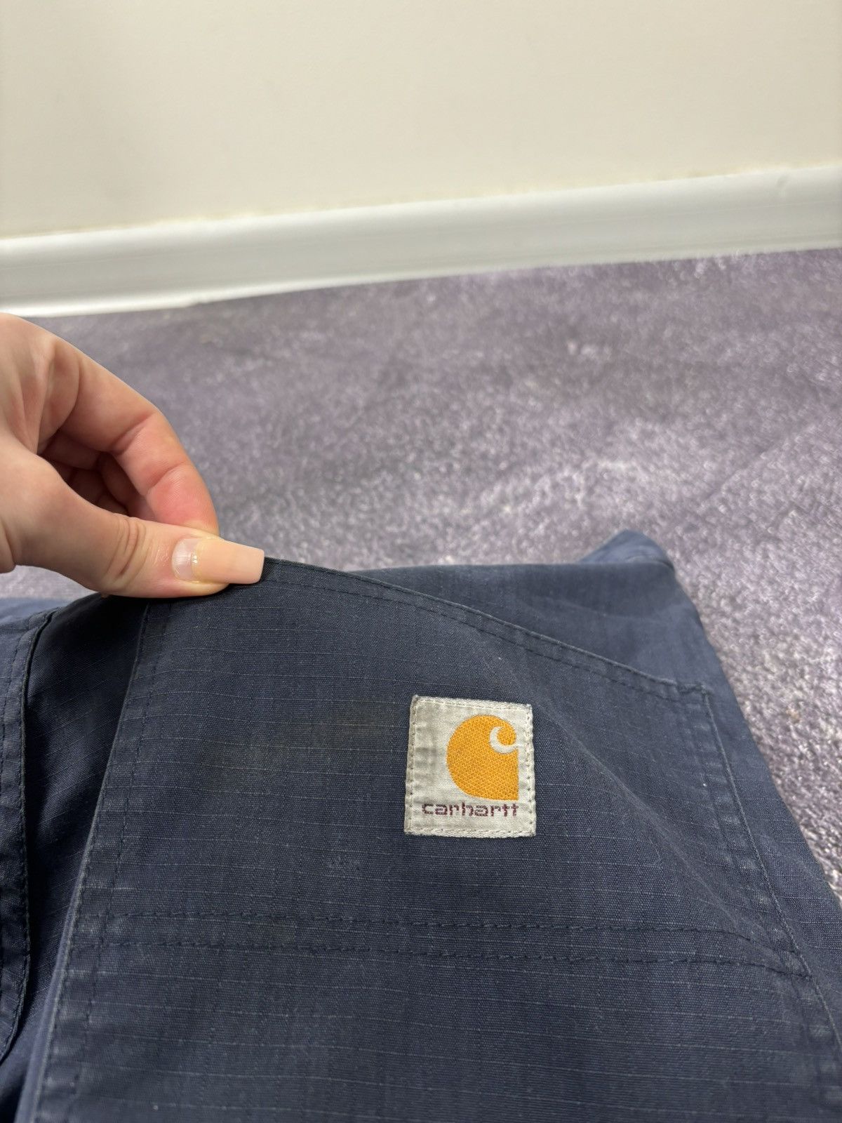 Carhartt Vintage Carhartt USA Navy Work Relaxed Fit Hype Pants Size US 30 / EU 46 - 7 Thumbnail