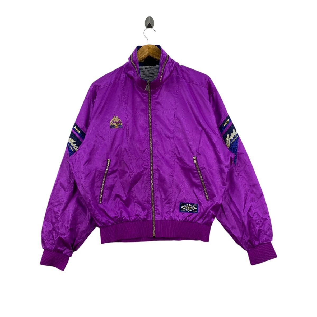 Kappa windbreaker purple online