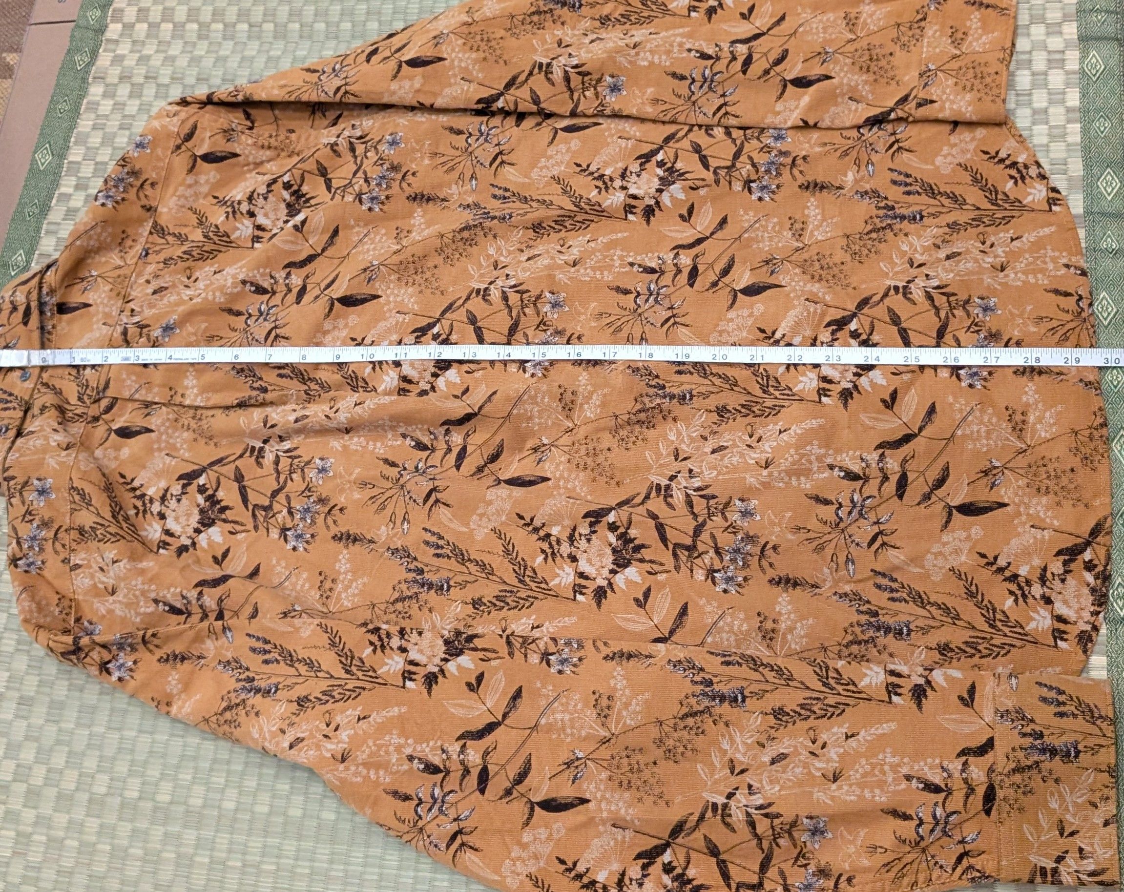 Todd Snyder Todd Snyder x Three Looms Corduroy Floral Button Up Shirt Size US L / EU 52-54 / 3 - 6 Thumbnail