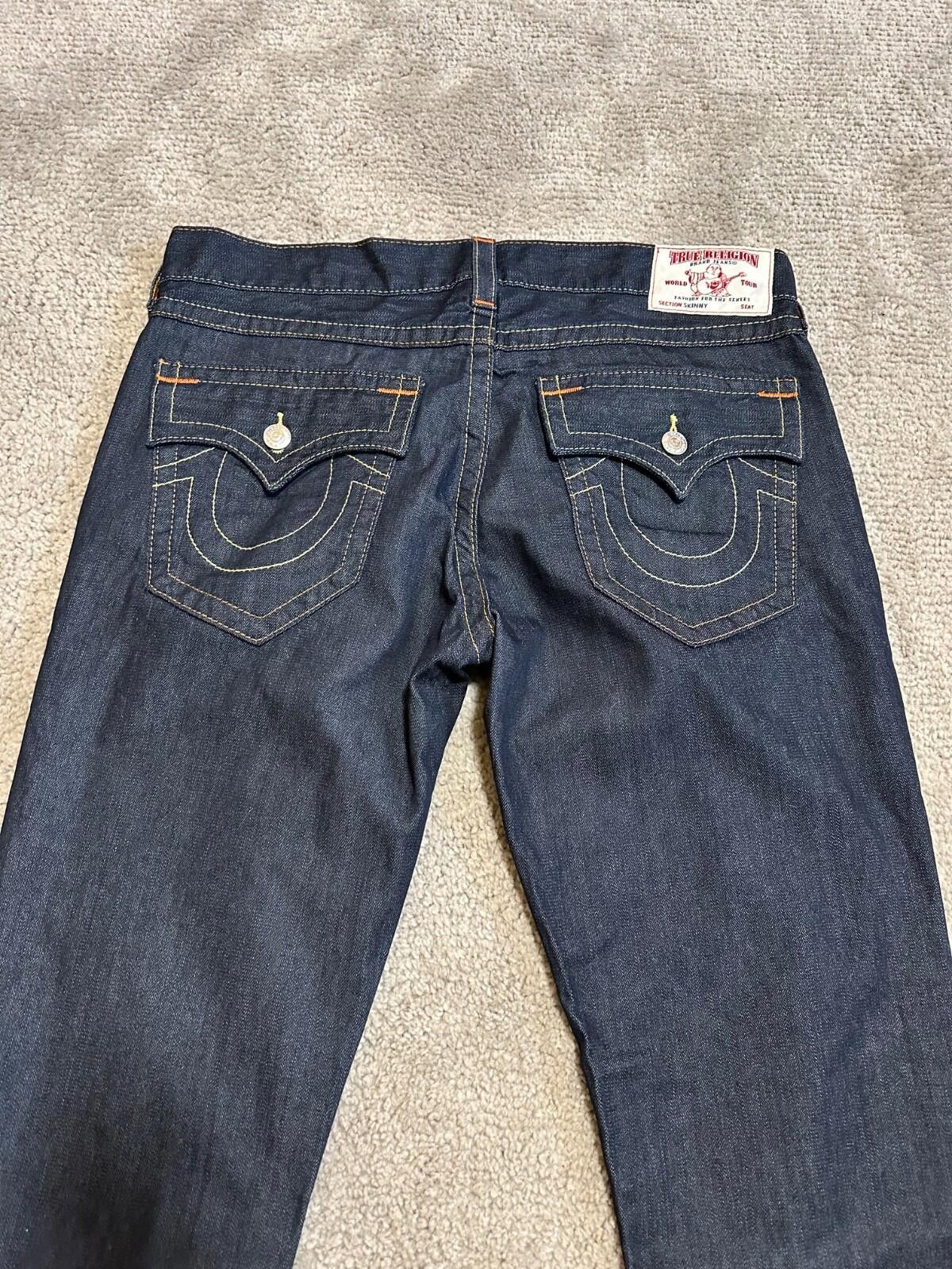 True Religion True Religion Jeans Mens 36 Blue Skinny Fit Size US 36 / EU 52 - 3 Thumbnail