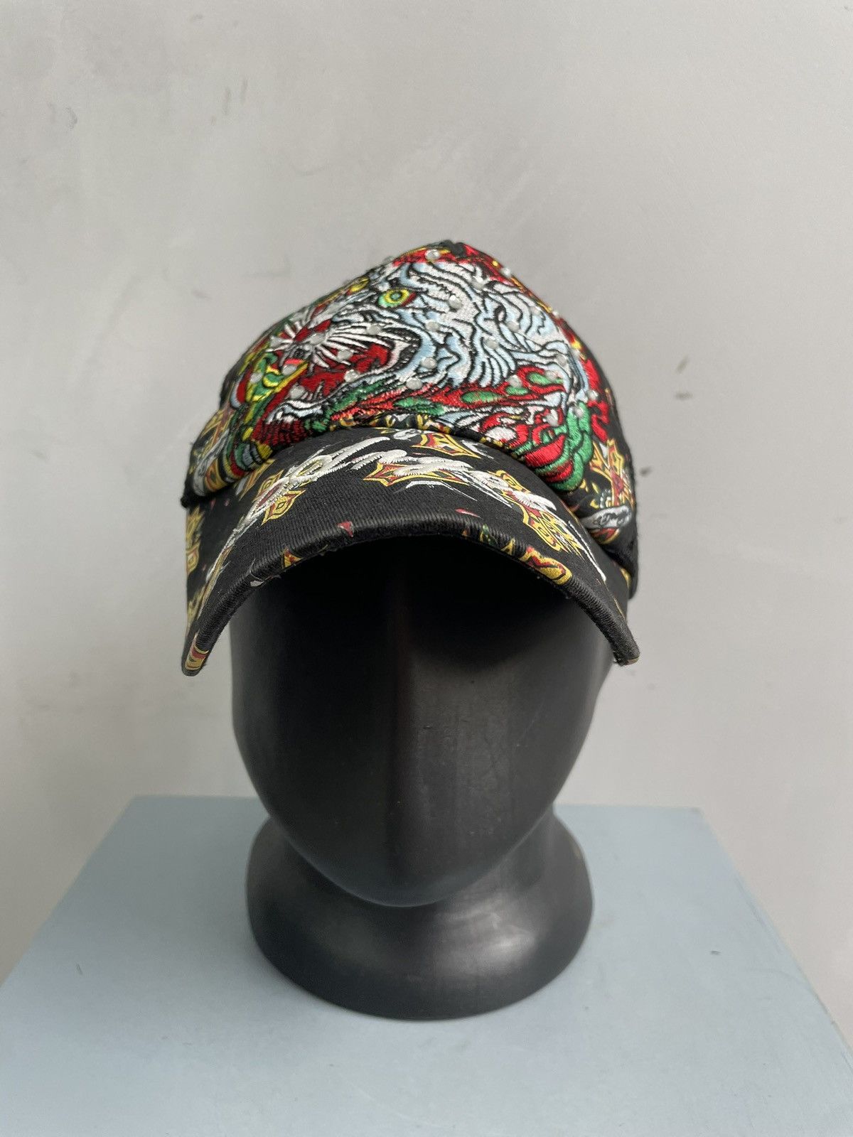 Ed Hardy Edhardy big logo cap hat by christian audigier y2k Size ONE SIZE - 8 Thumbnail