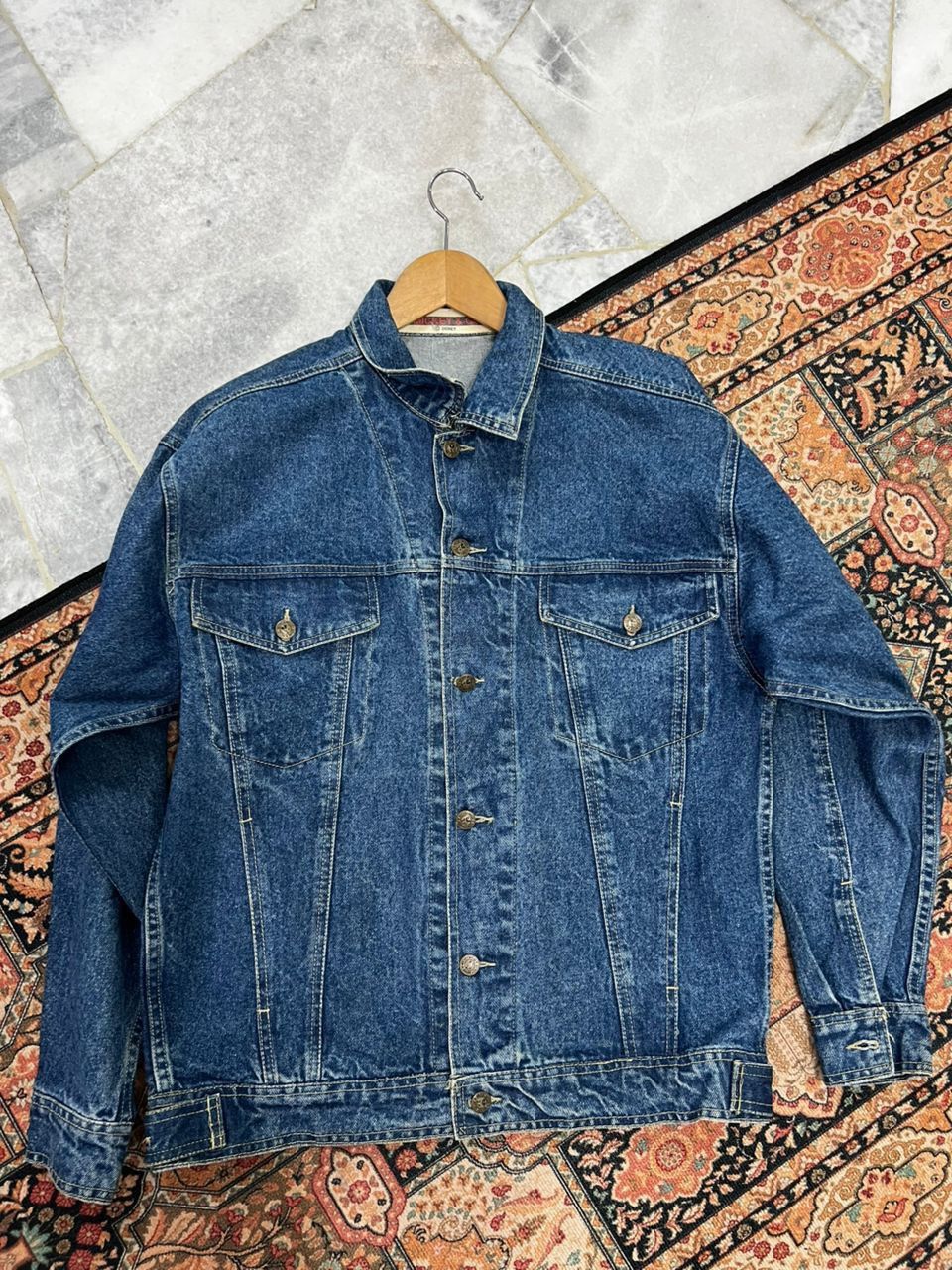 Mickey Mouse × Vintage Vintage 1990’s Mickey Mouse Denim Jacket Size US L / EU 52-54 / 3 - 2 Thumbnail