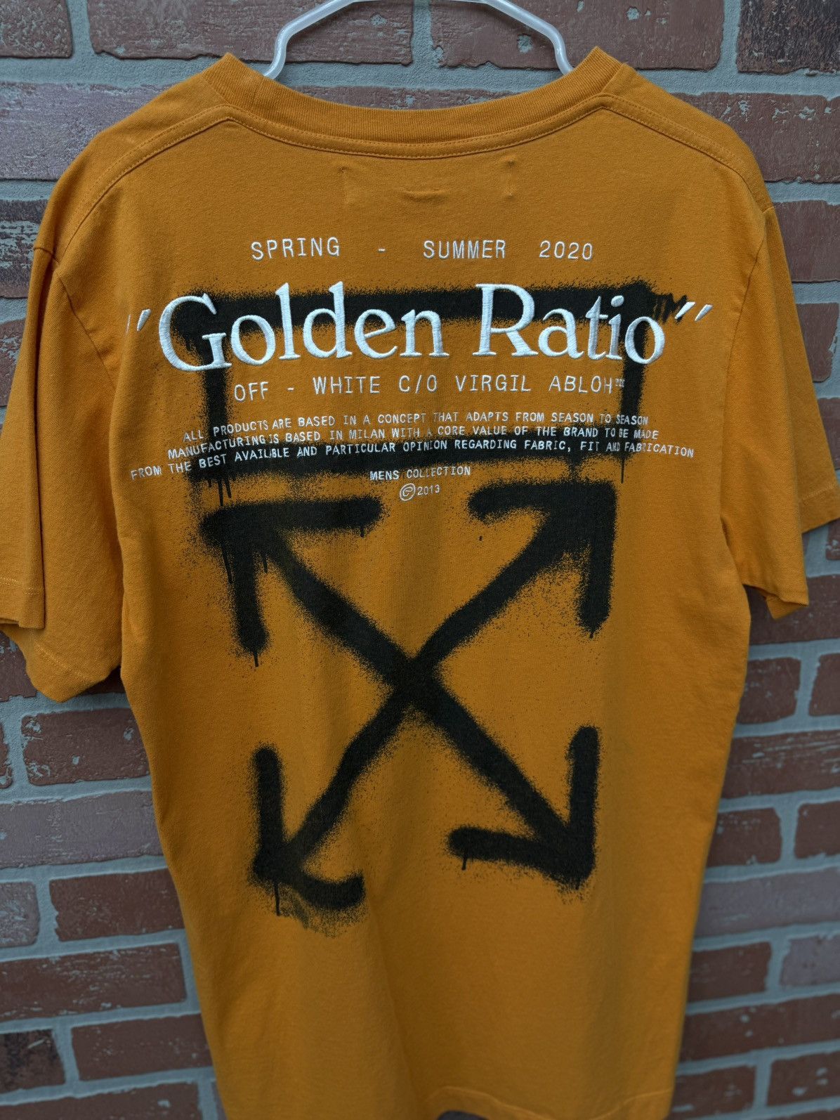 Off-White Off White Virgil Abloh Tee Shirt Size XL Pre Owned 🧼 Size US XL / EU 56 / 4 - 7 Thumbnail