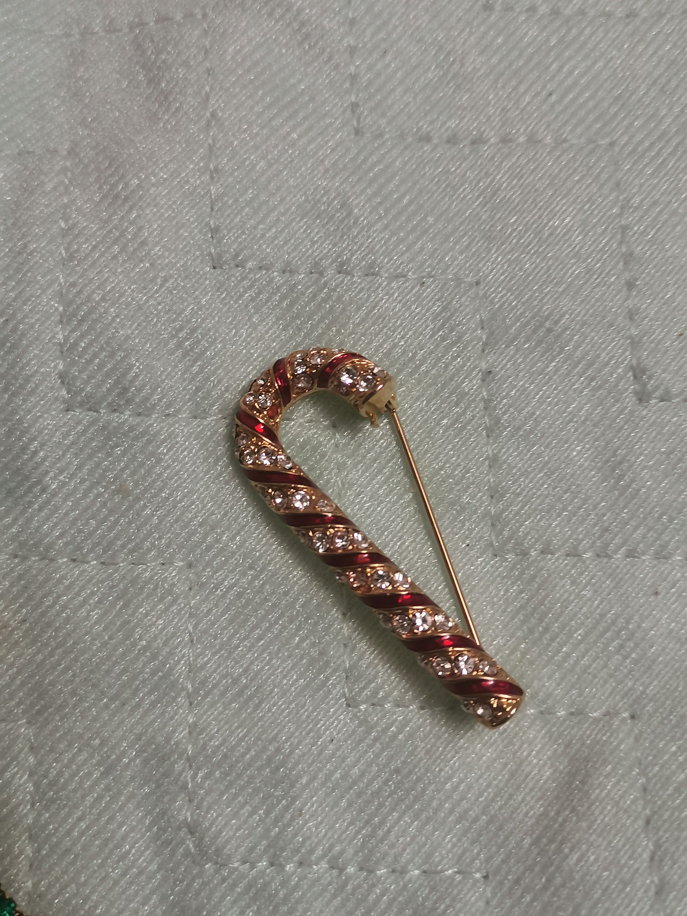 Jewelry Candy cane brooch Size ONE SIZE - 1 Preview