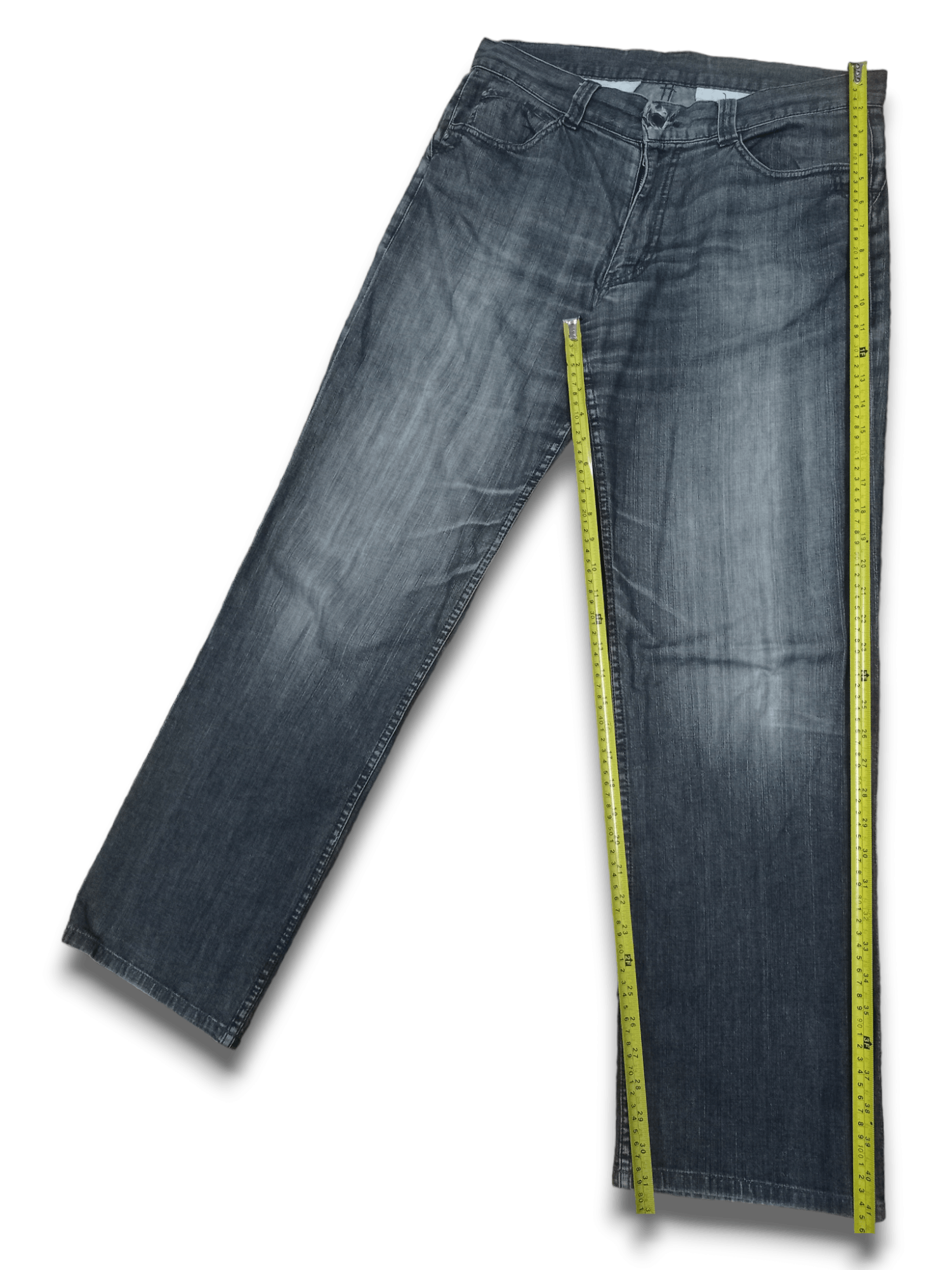 Other Vintage Japanese Brand Buckle Back Baggy Style Denim Pants Size US 33 - 12 Thumbnail