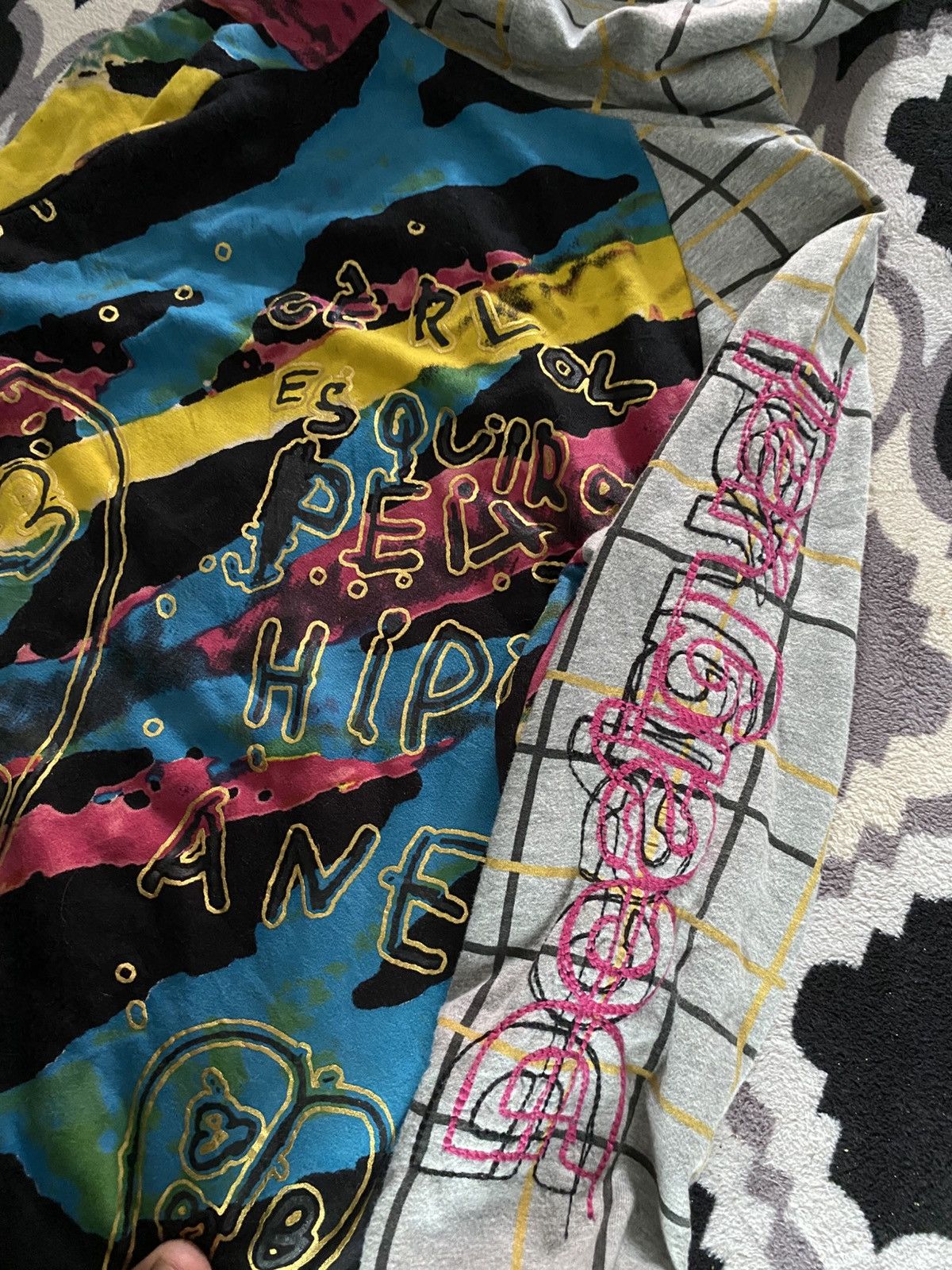 If Six Was Nine × Japanese Brand × Le Grande Bleu (L.G.B.) Desigual reversible art hoodie Size US XS / EU 42 / 0 - 8 Thumbnail