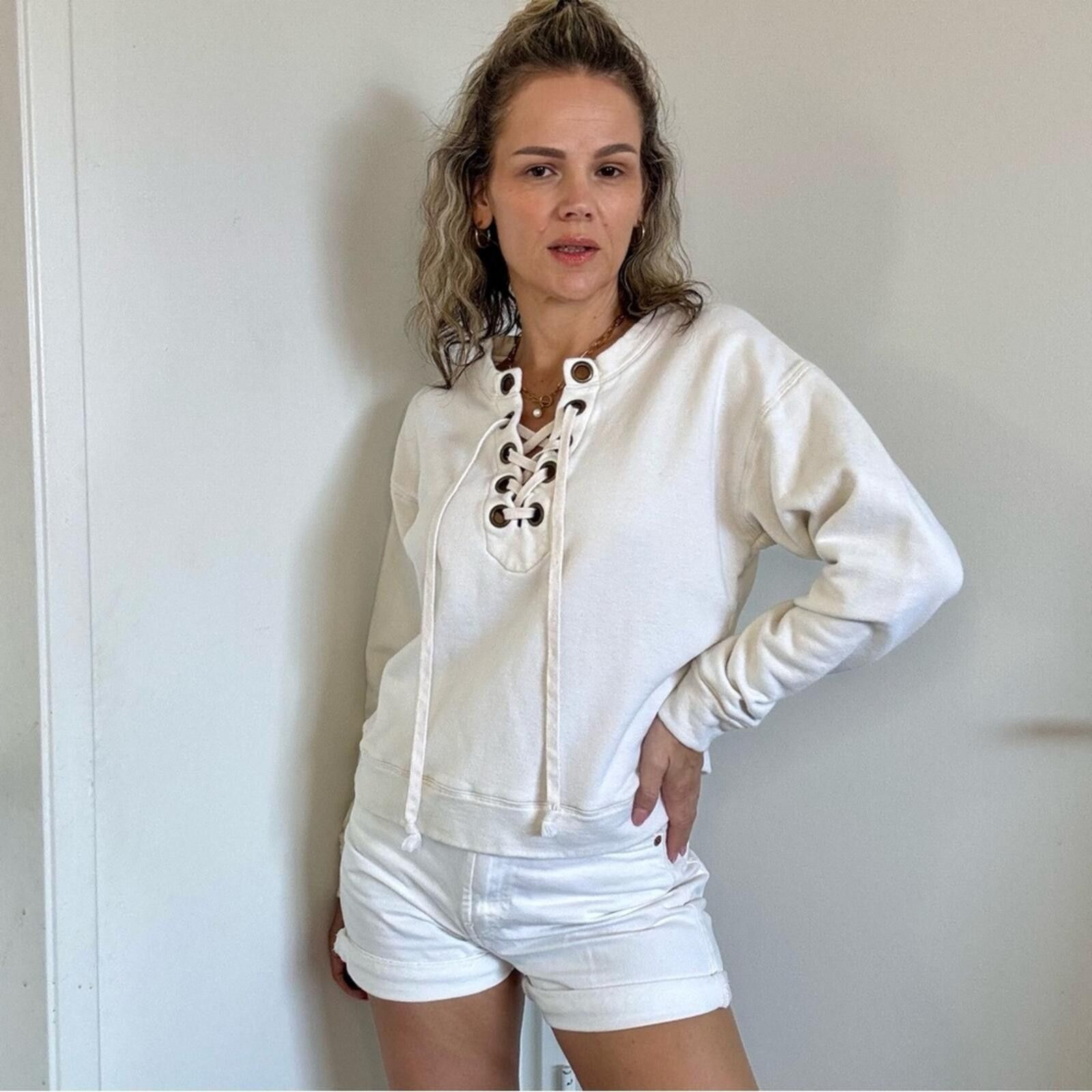 MOTHER MOTHER The Tieup Easy Sweatshirt Size S / US 4 / IT 40 - 5 Thumbnail