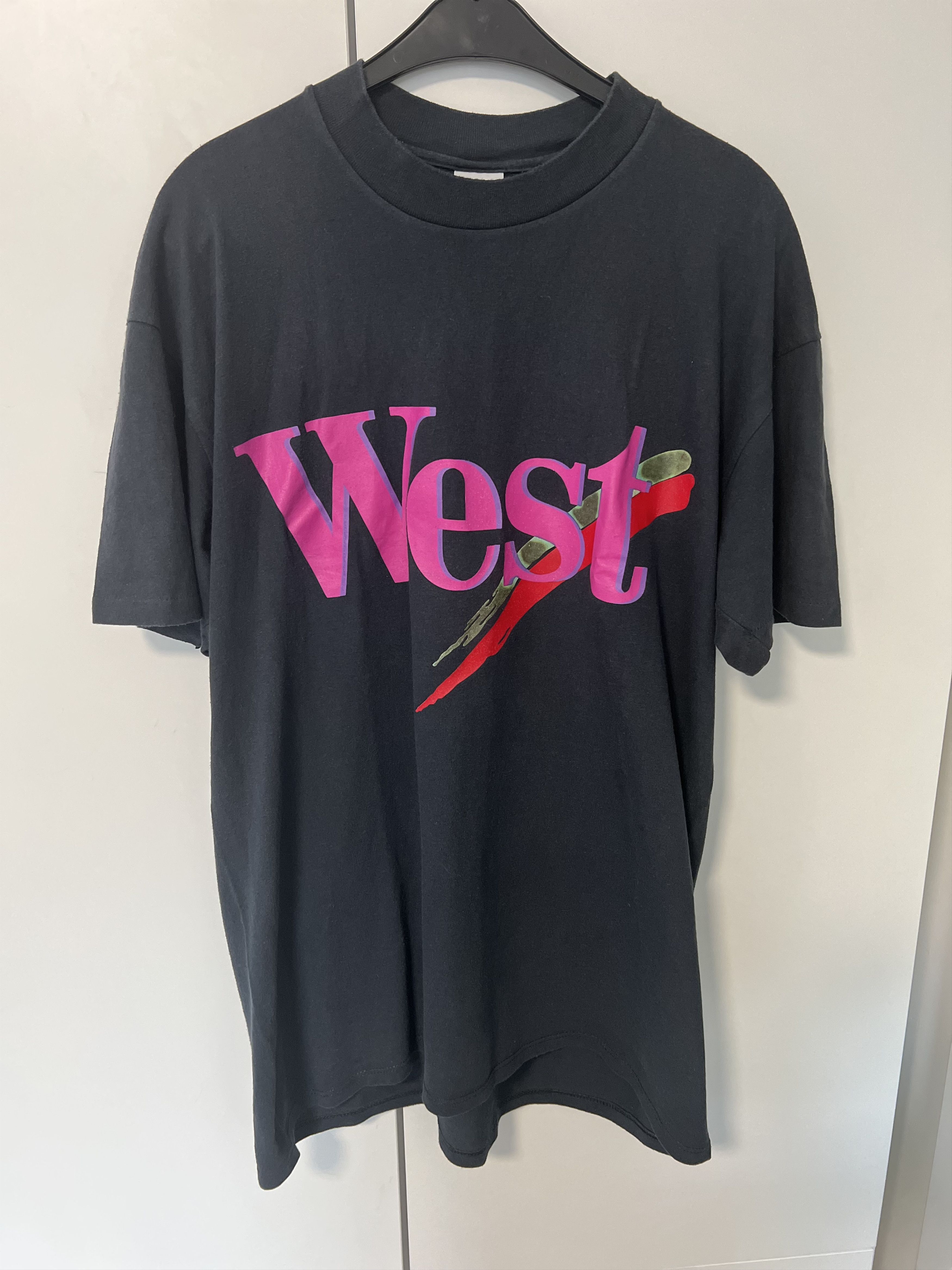 Vintage Vintage RARE West cigarettes t shirt made in USA SIZE XL Size US XL / EU 56 / 4 - 1 Thumbnail