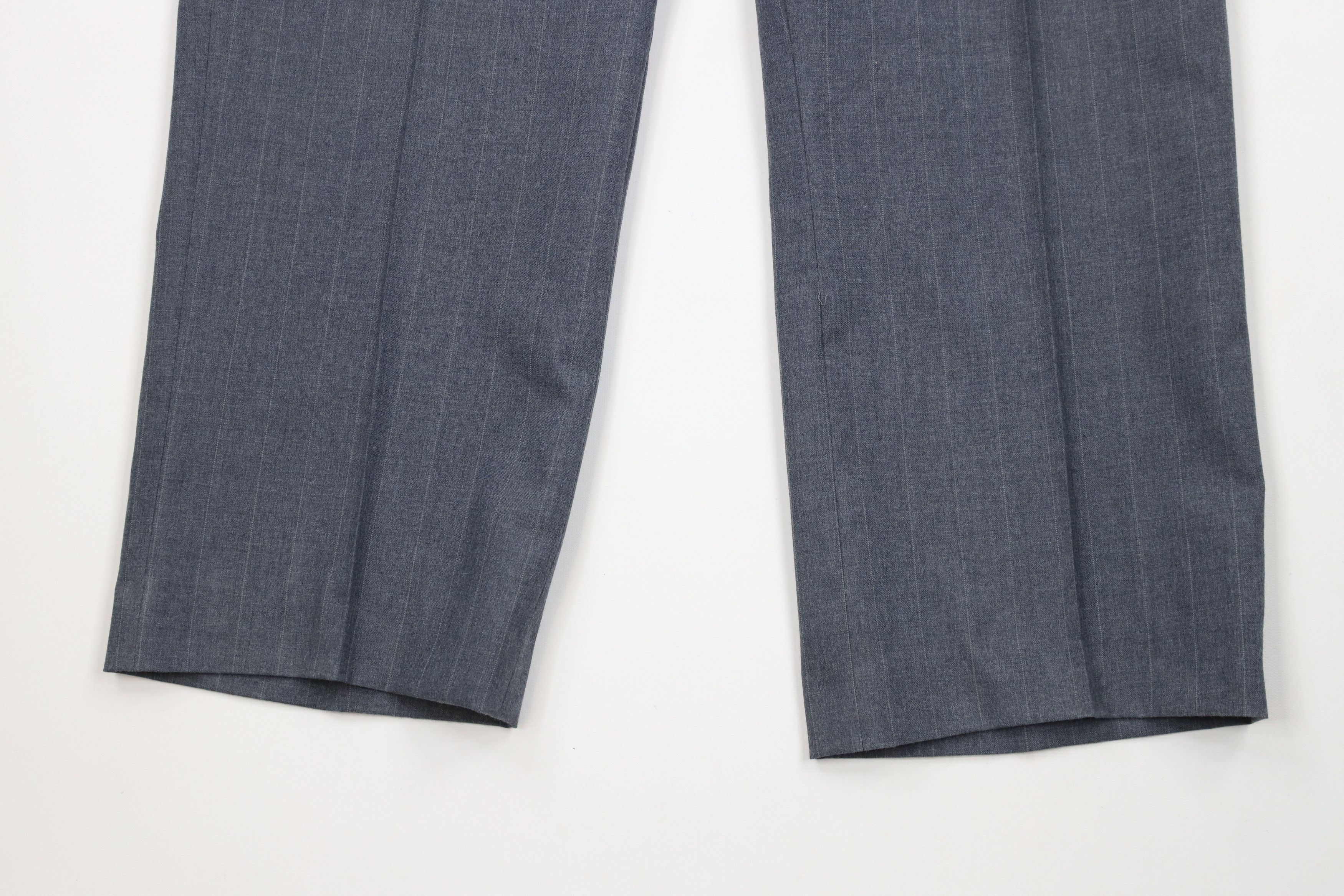 Vintage Vintage 70s Streetwear Pinstriped Wide Leg Chino Pants USA Size US 36 / EU 52 - 4 Thumbnail