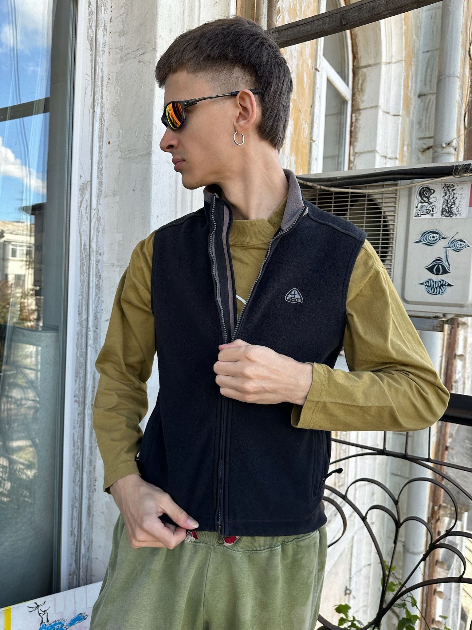 Nike ACG Retro Nike ACG Fleece Vest 90's Thermal Layer Green Size US S / EU 44-46 / 1 - 5 Thumbnail