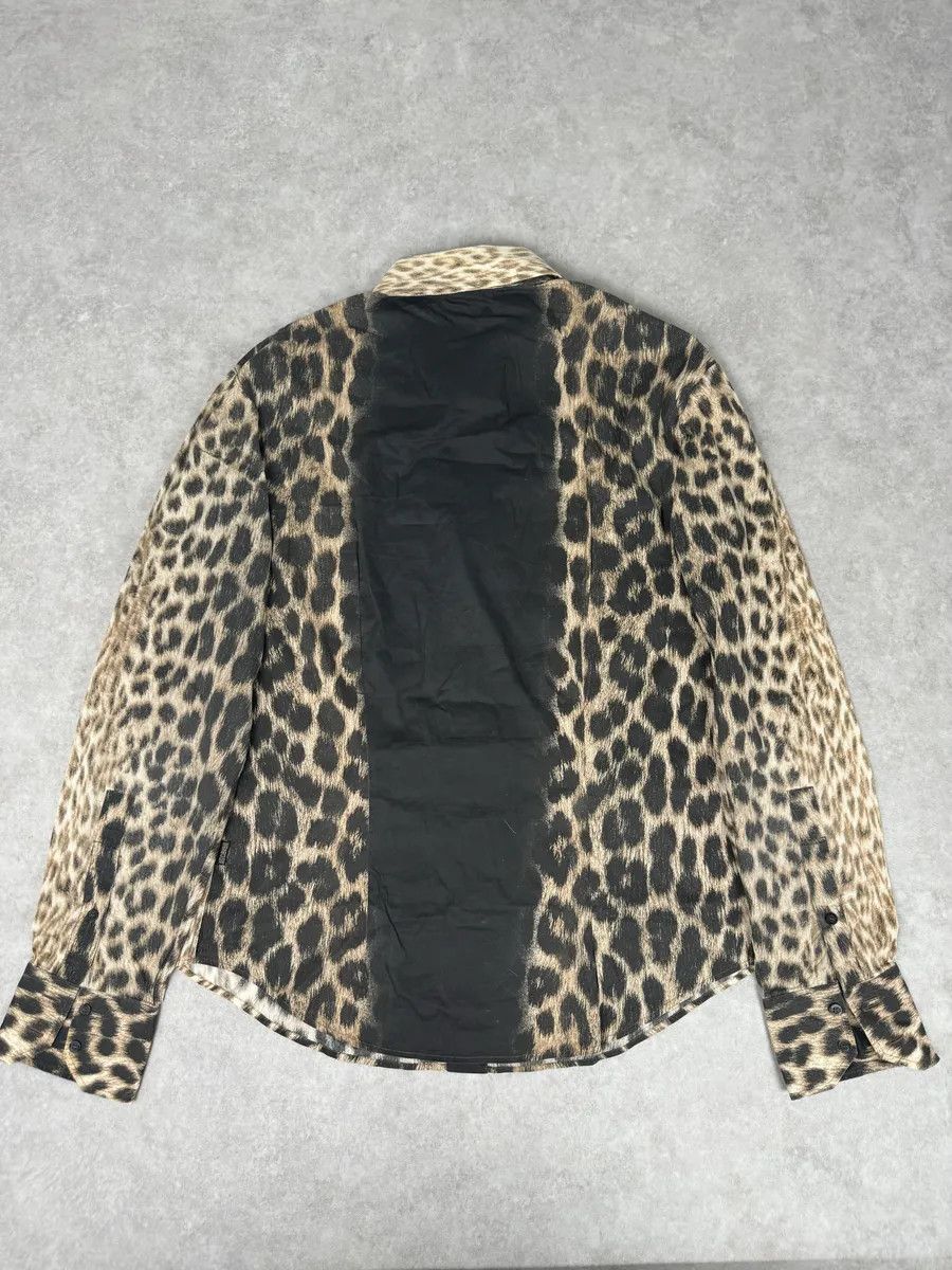 Just Cavalli 2000s Cavalli Leopard Black Shirt Size US M / EU 48-50 / 2 - 4 Thumbnail