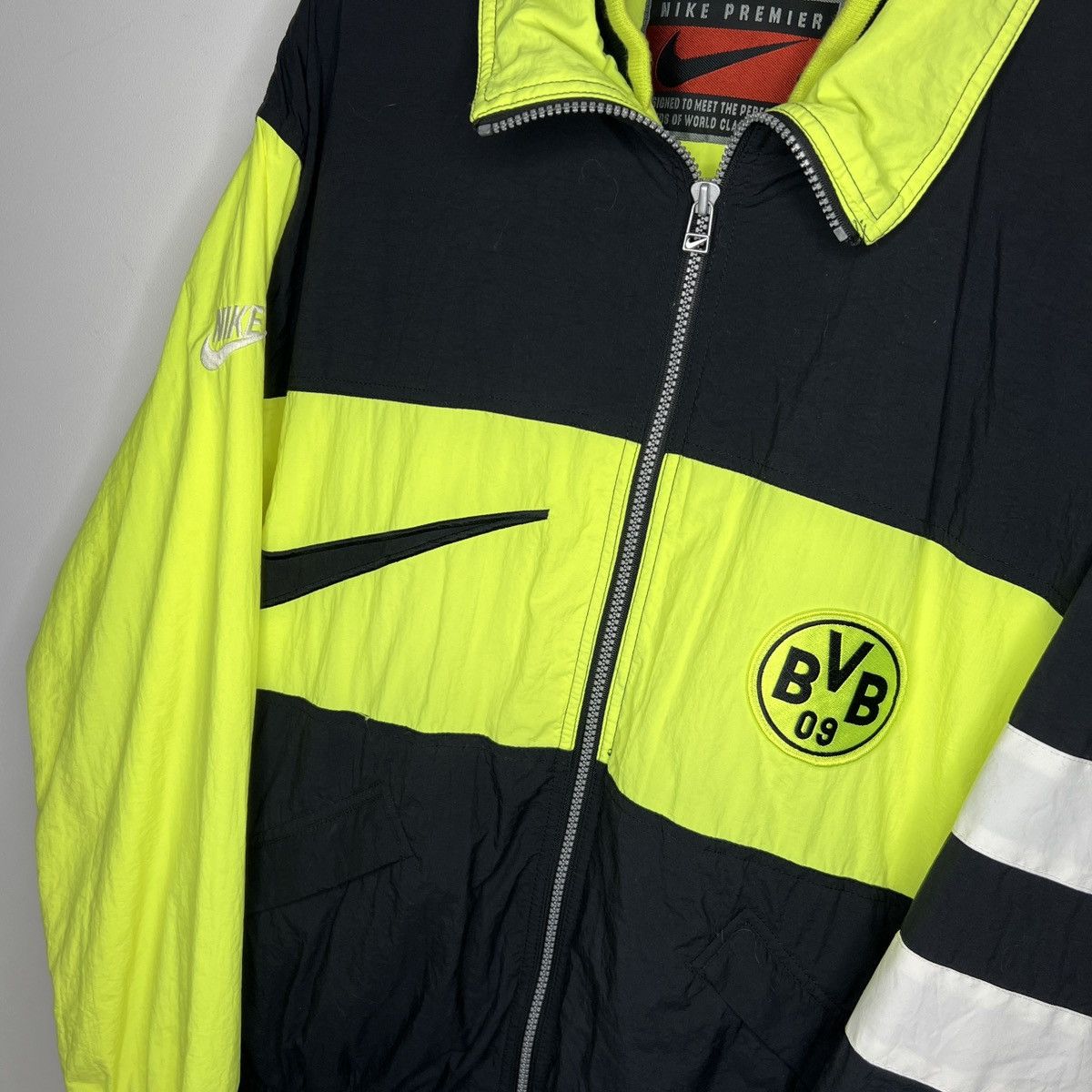 Nike Borussia Dortmund 1995 1996 zip jacket sweater 1990's 90's Size US M / EU 48-50 / 2 - 6 Thumbnail