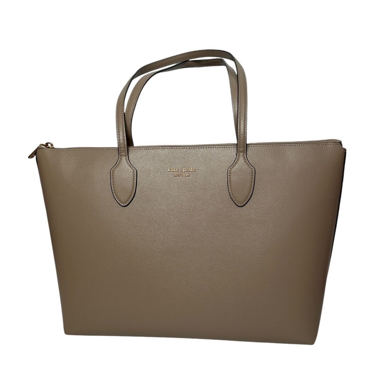 Kate Spade Kate Spade Bleecker Large Zip-top Tote bag in Timeless Taupe Size ONE SIZE - 6 Thumbnail