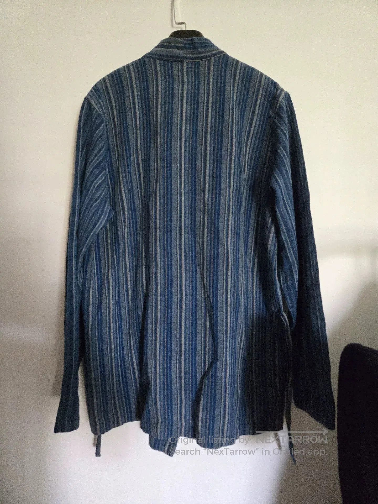 Japanese Brand Gaijin Made Blue Japan Indigo Kimono Robe. Size US M / EU 48-50 / 2 - 2 Thumbnail