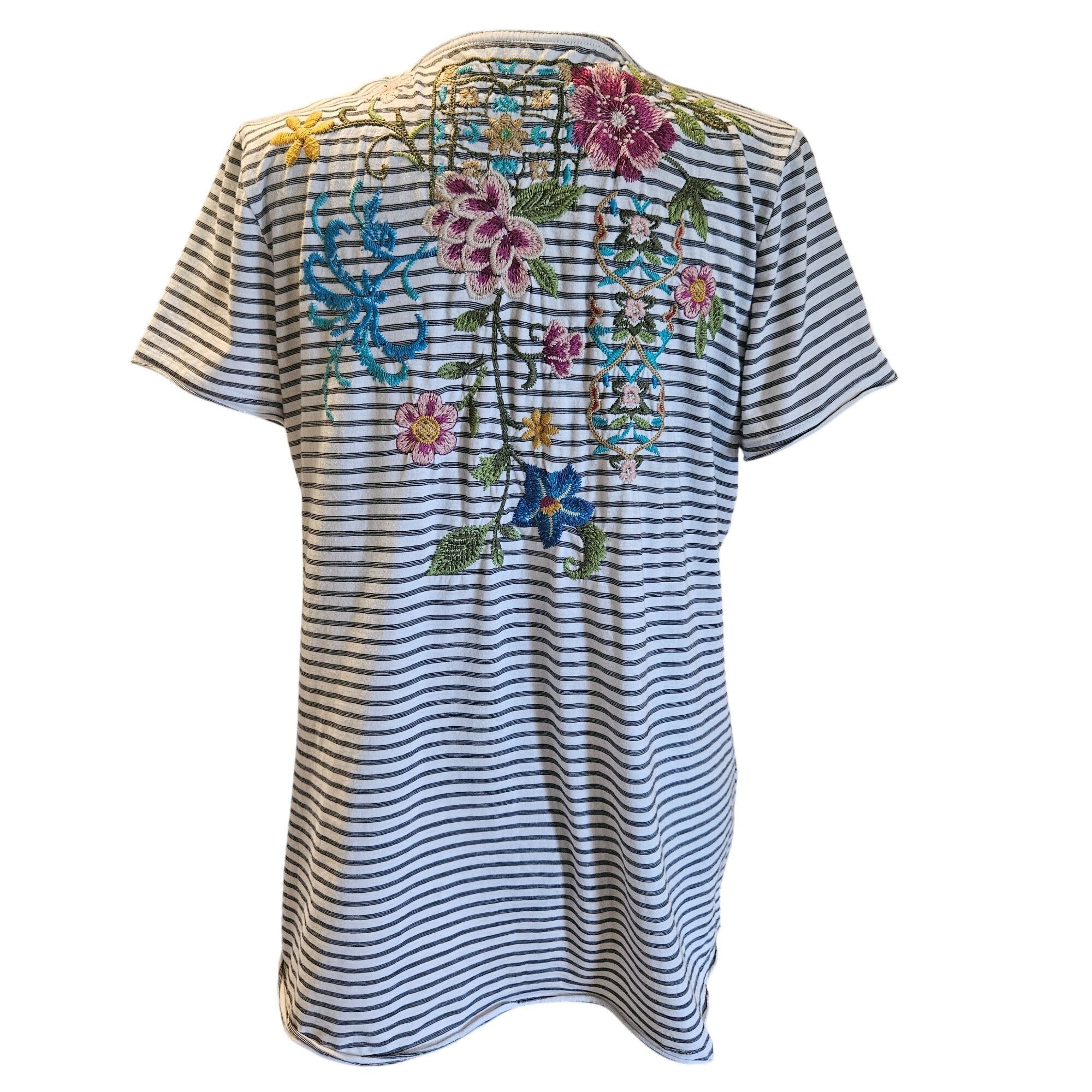 Johnny Was Johnny Was Women Top S Coastal Boho Chic Artisanal Cottage C Size S / US 4 / IT 40 - 5 Thumbnail