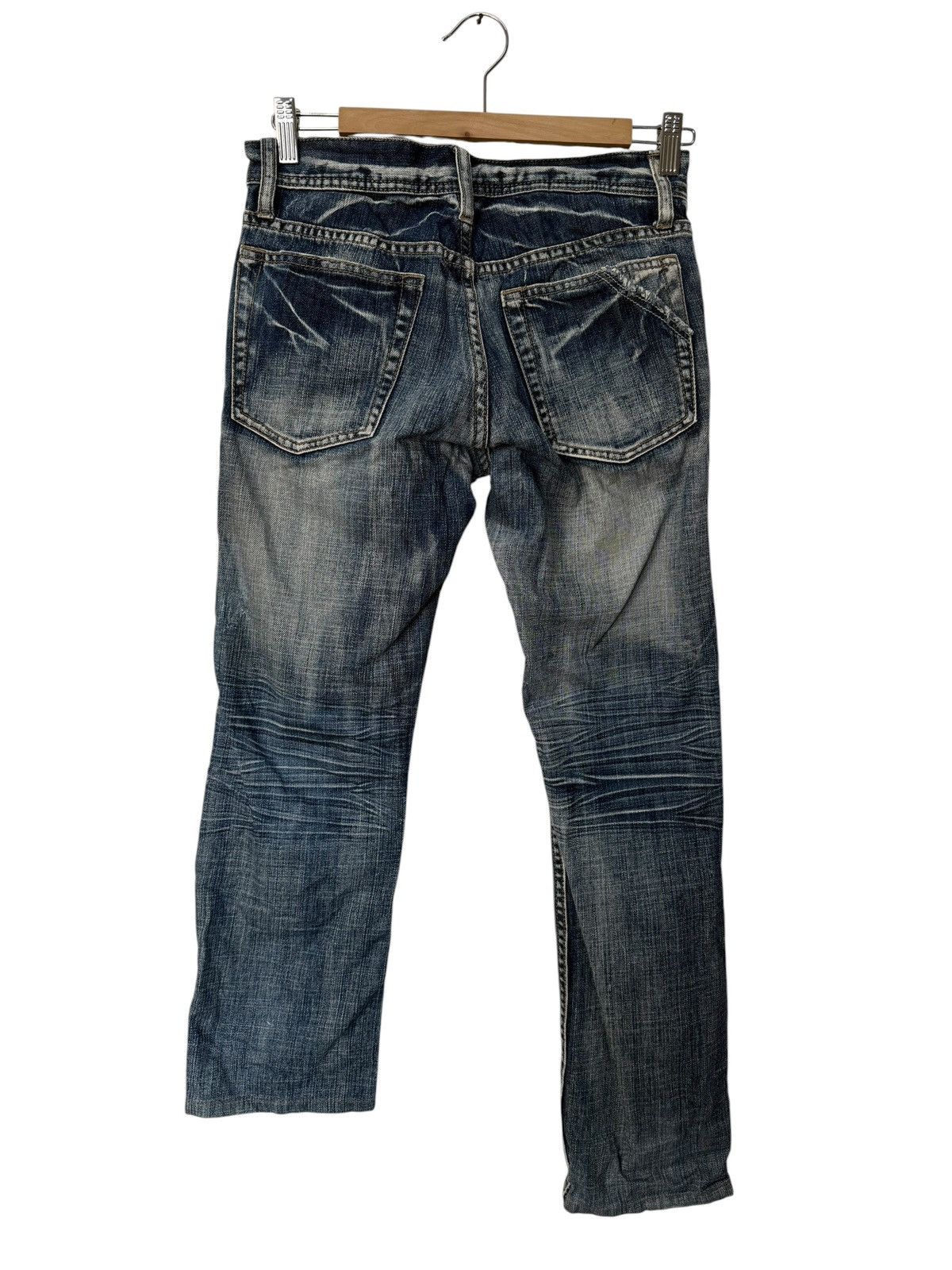 Japanese Brand Vintage Difference Rupert Ripped Denim Jeans Size 28" / US 6 / IT 42 - 4 Thumbnail
