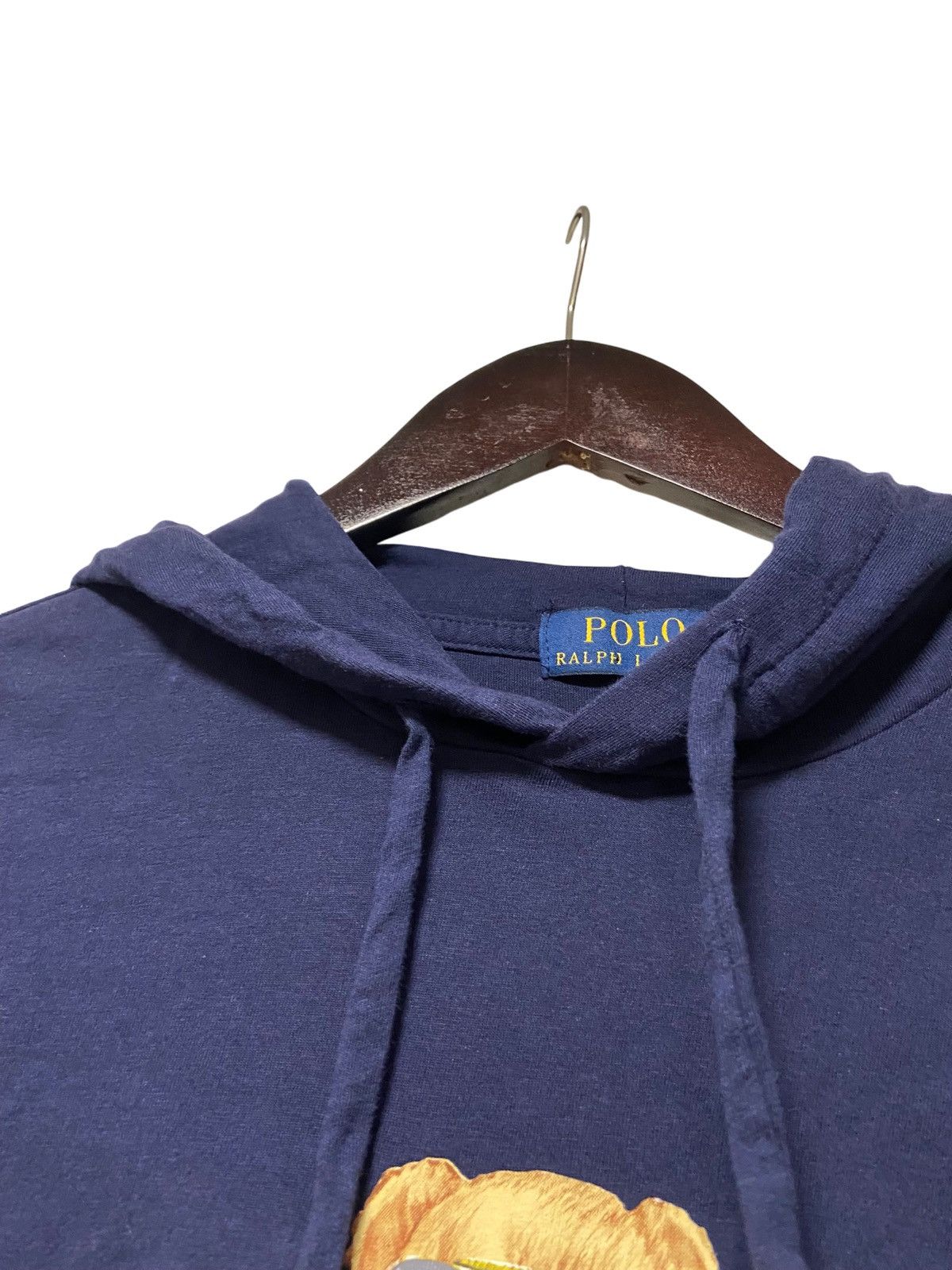 Polo Ralph Lauren × Ralph Lauren × Vintage POLO RALPH LAUREN Royal Blue POLO BEAR Hooded Shirt Size S Size US S / EU 44-46 / 1 - 3 Thumbnail