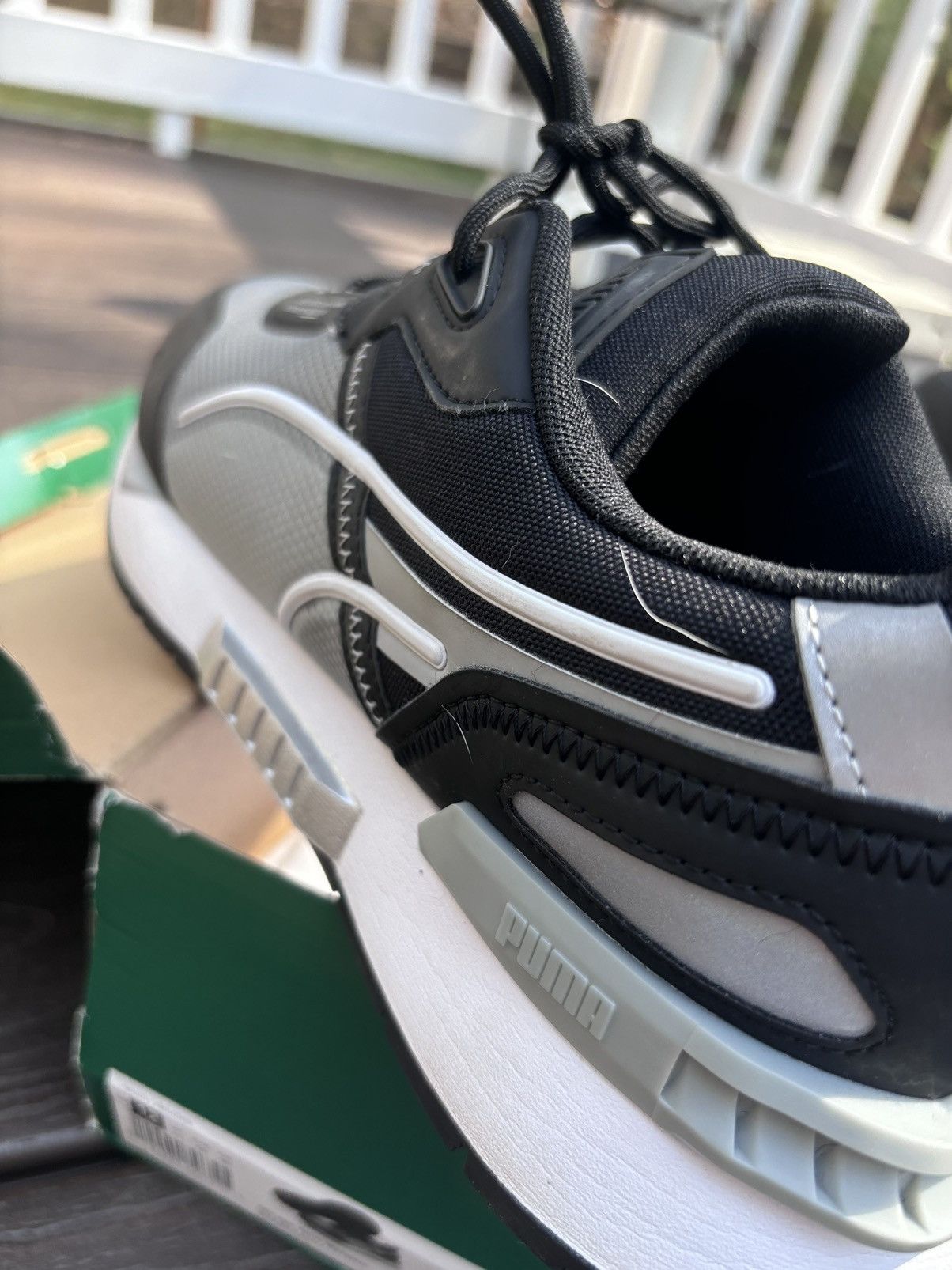 Puma puma mirage tech metallic - size 12 men. barely used** Size US 12 / EU 45 - 11 Thumbnail