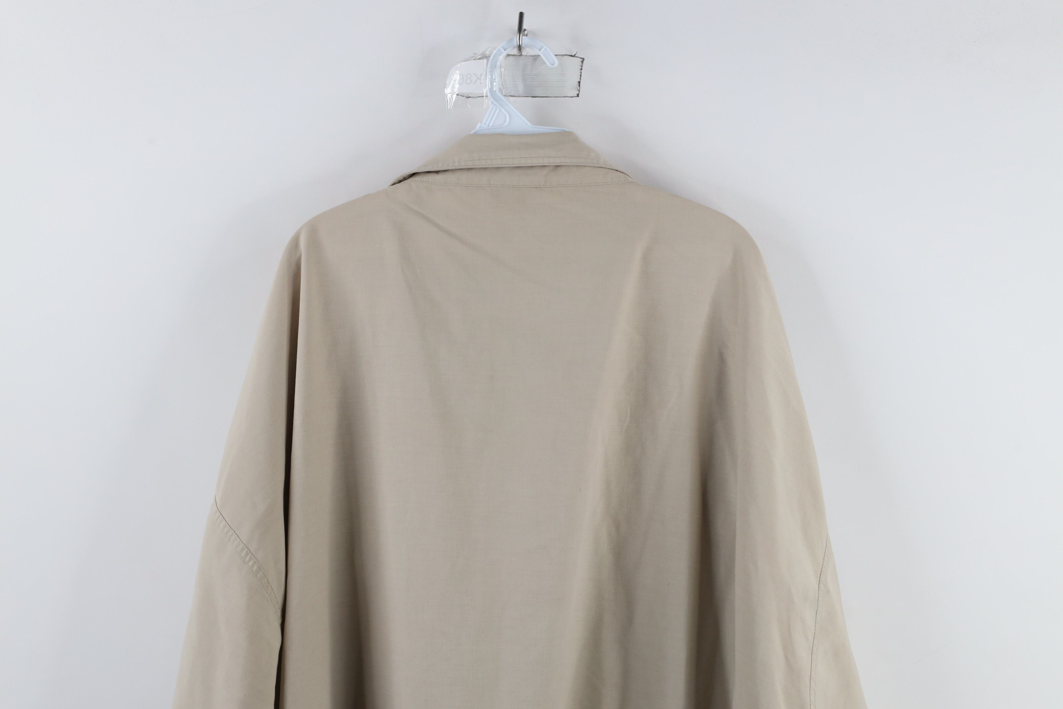 Vintage Vintage 90s Streetwear Ribbed Pullover Polo Shirt Beige Size US XXL / EU 58 / 5 - 10 Thumbnail