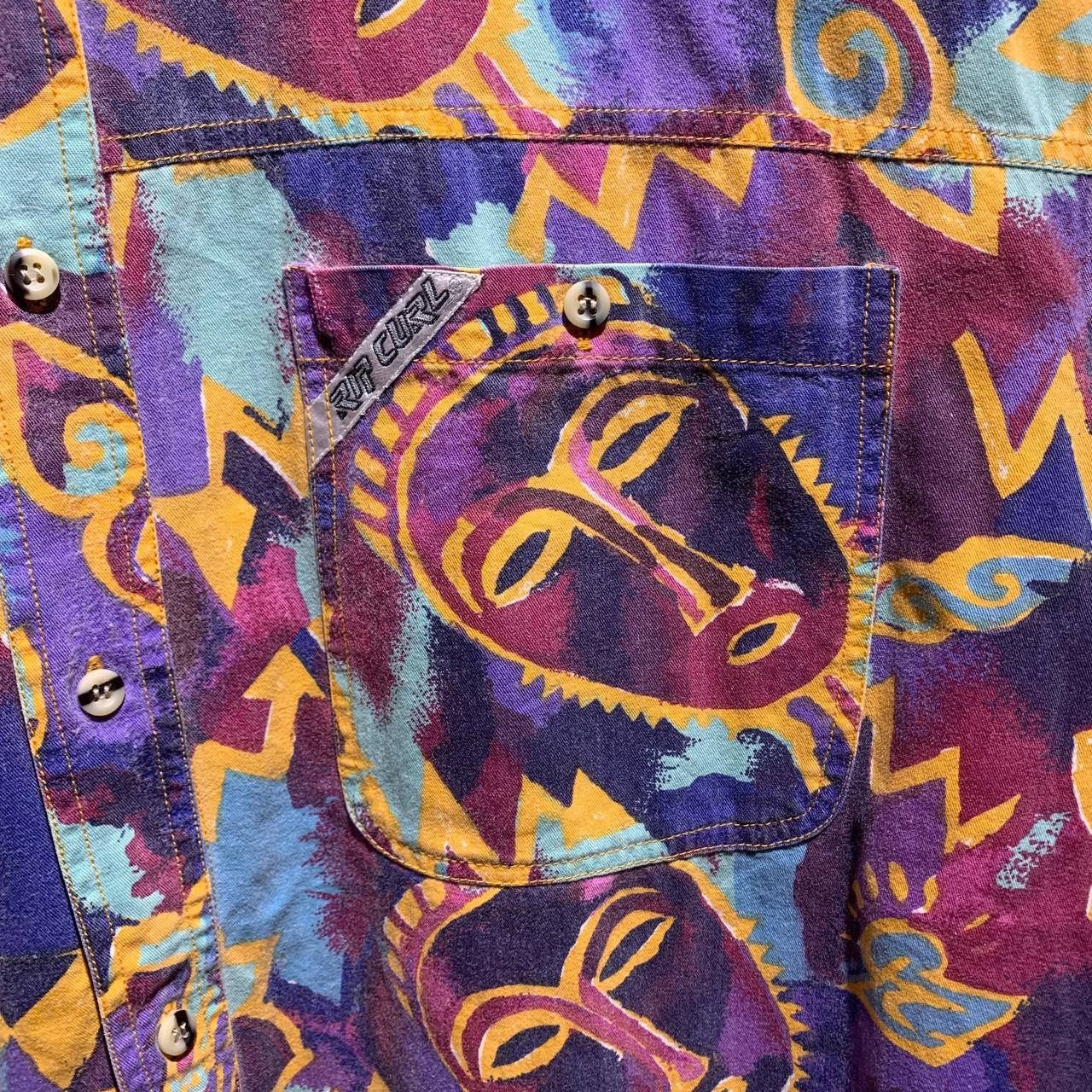 Rip Curl Vintage 90’s Ripcurl Overprint African Geometric Surfwear Size US L / EU 52-54 / 3 - 7 Thumbnail