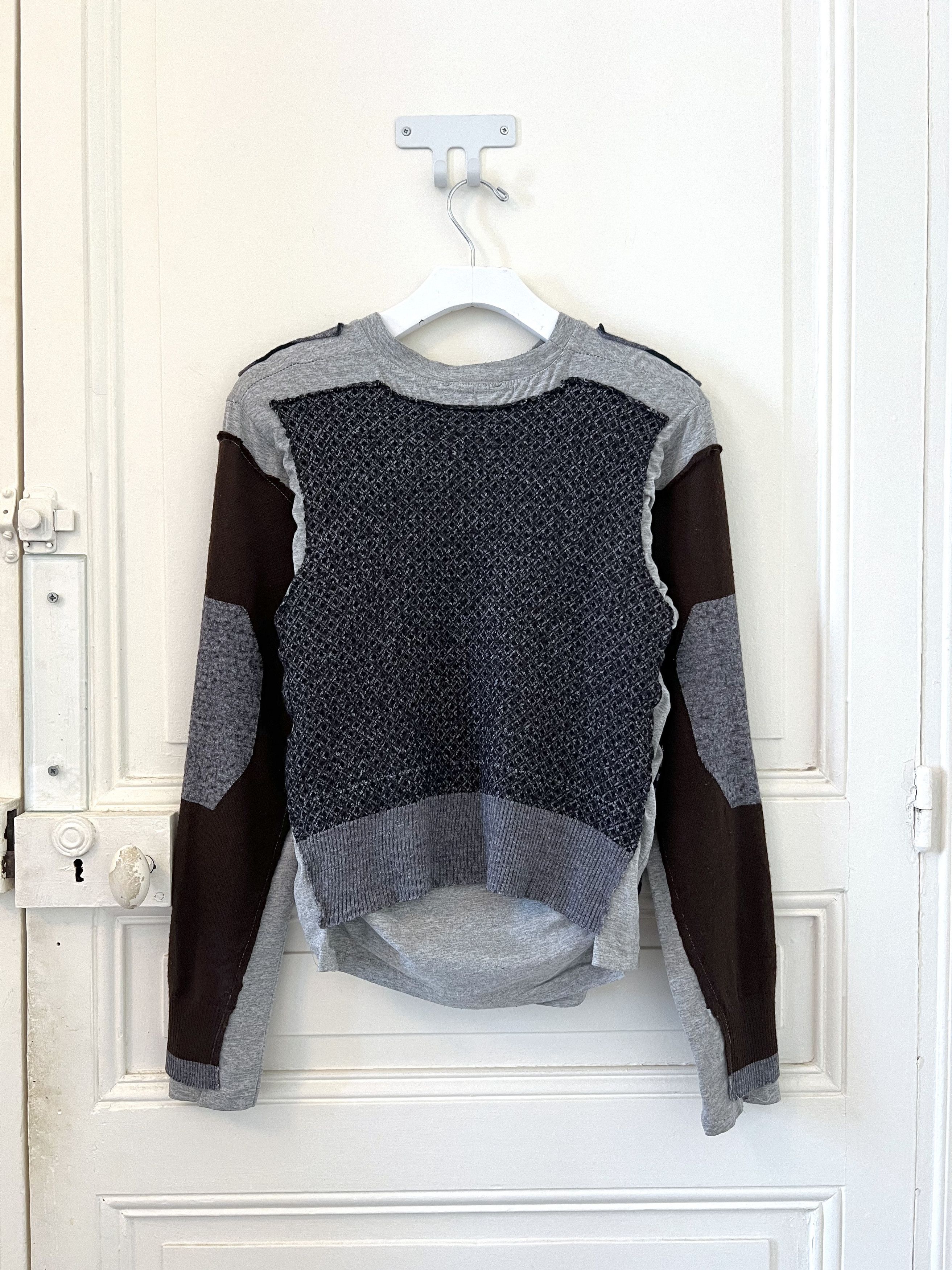 Vintage Upcycled Sweater Size US M / EU 48-50 / 2 - 2 Thumbnail