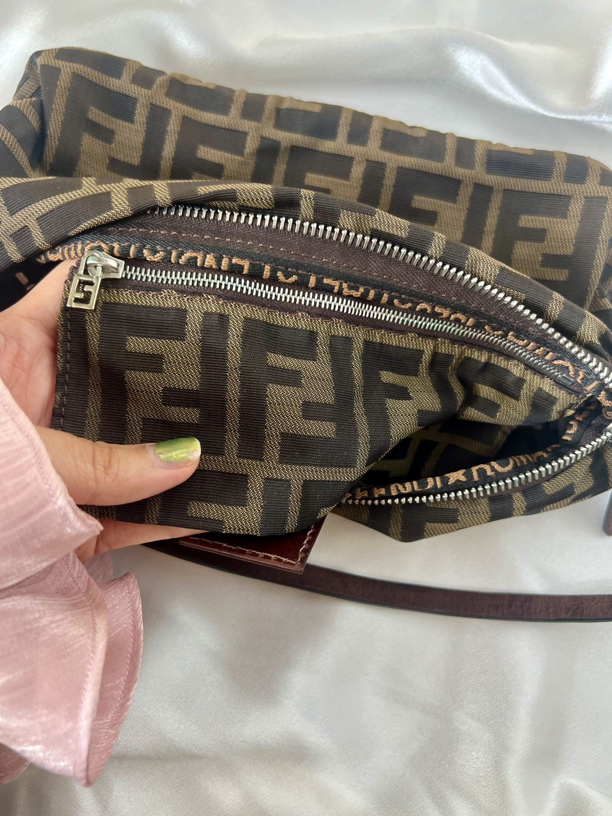 Fendi Fendi Zucca Mini Pochette Shoulder Bag Size ONE SIZE - 12 Thumbnail