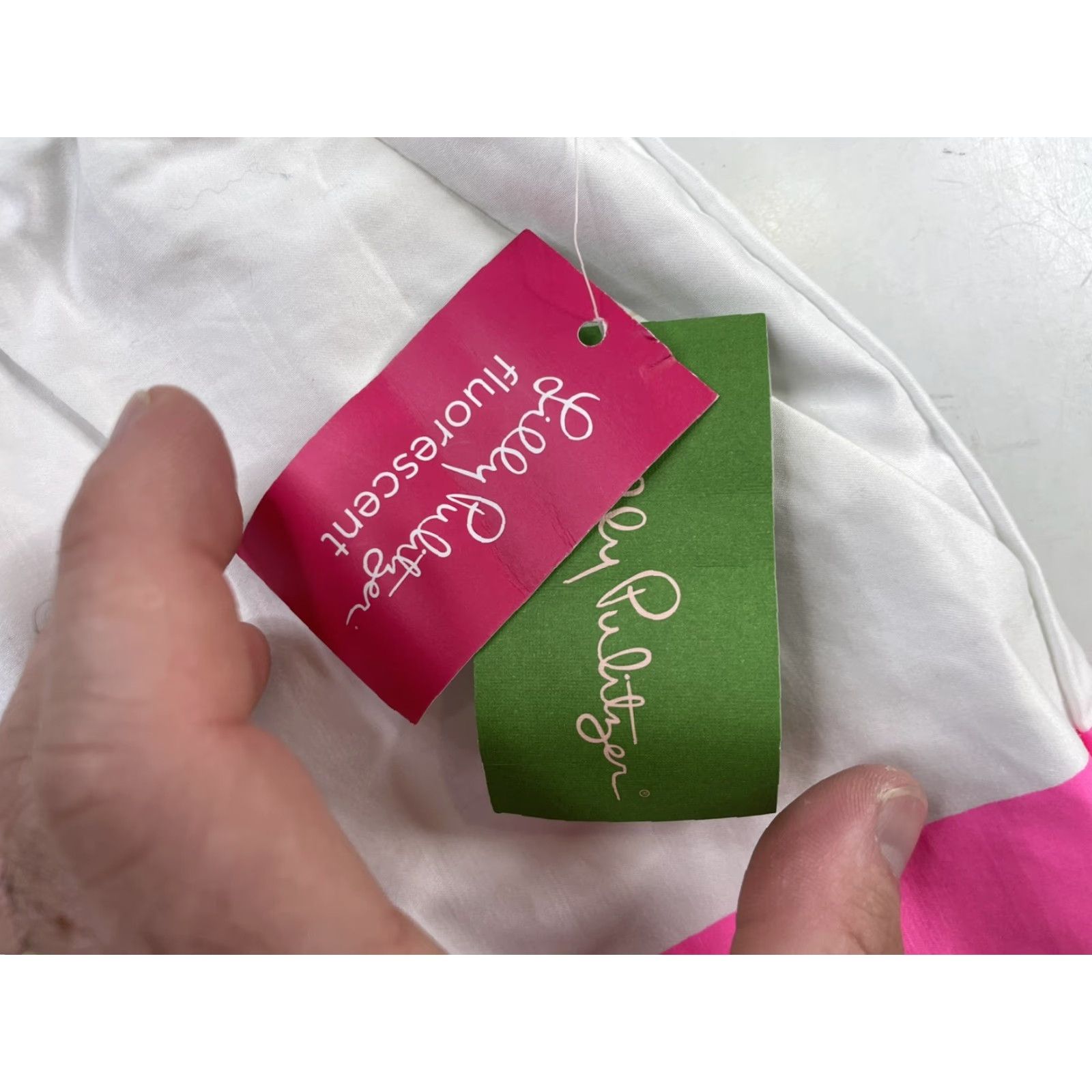 Lilly Pulitzer NWT Lilly Pulitzer Mimosa Mini Skirt Scallop Mini Skirt Fluorescent Size Medium Size 32" / US 10 / IT 46 - 2 Thumbnail