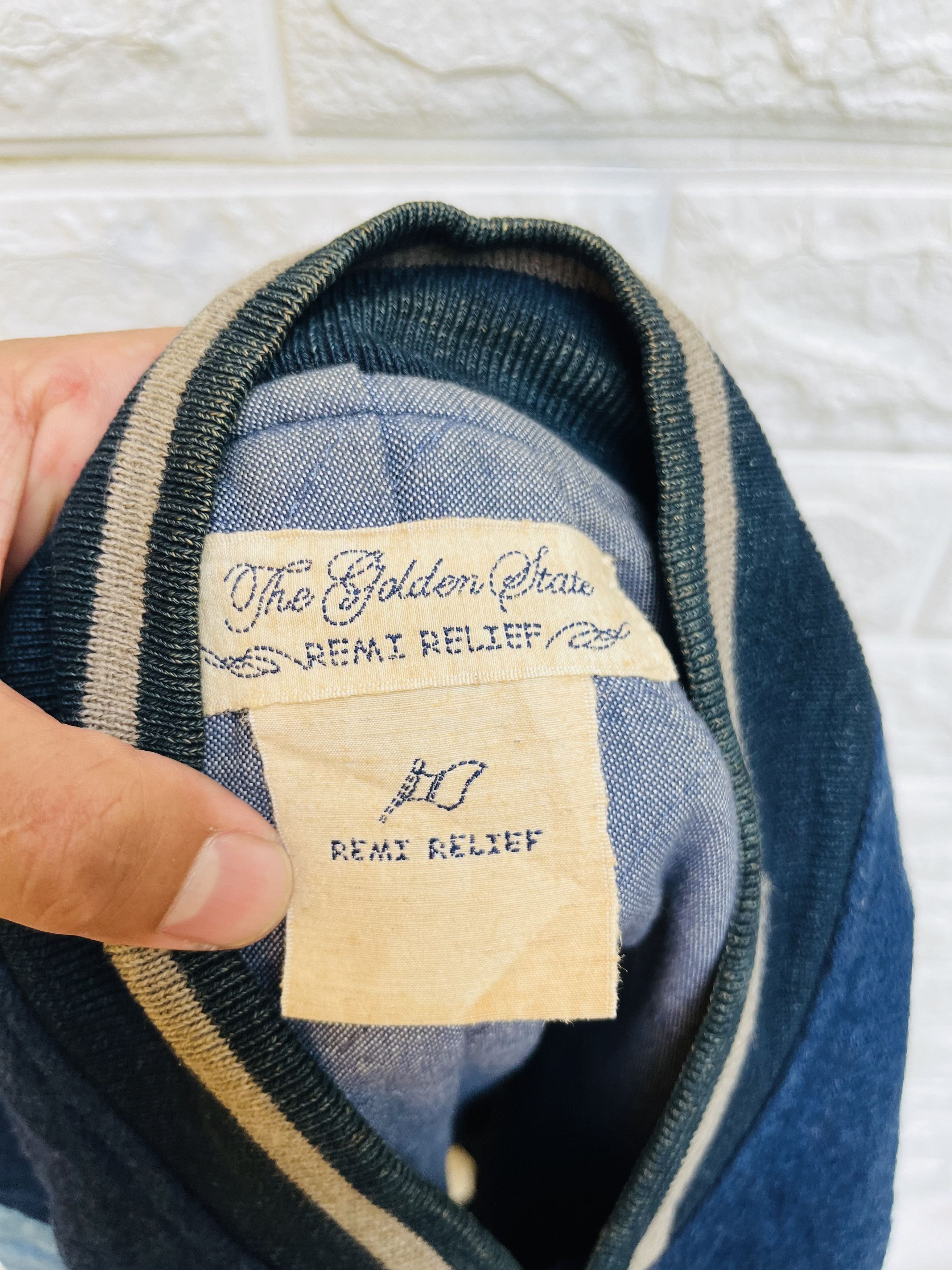 Japanese Brand × Remi Relief × Vintage Vintage Remy Relief Leather Sleeves Japanese Designer Style Size US L / EU 52-54 / 3 - 9 Thumbnail