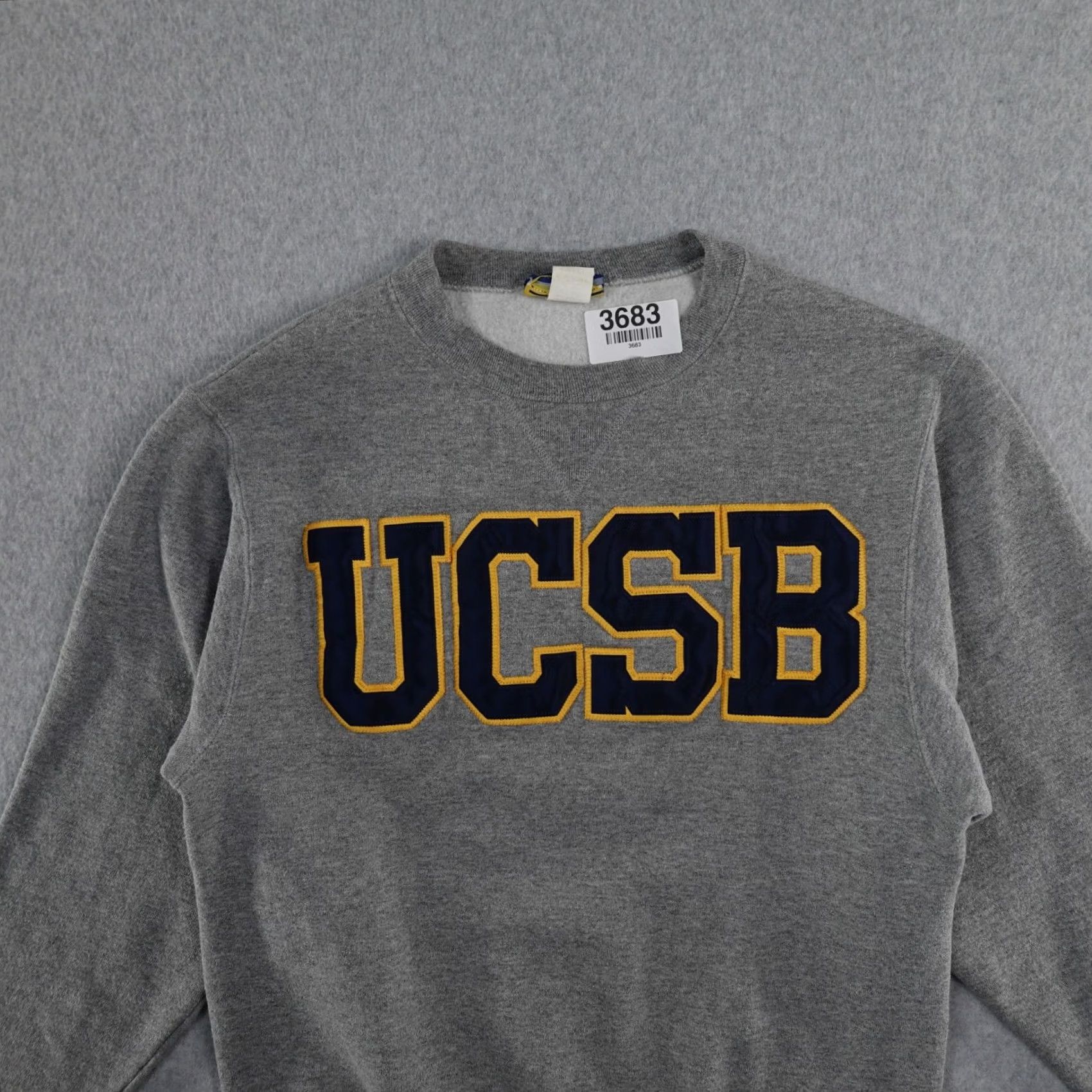Vintage VINTAGE Campus Collection Sweatshirt Shirt Mens Small (19X24) Gray Sweatshirt Pullover 90s? Size US S / EU 44-46 / 1 - 5 Thumbnail