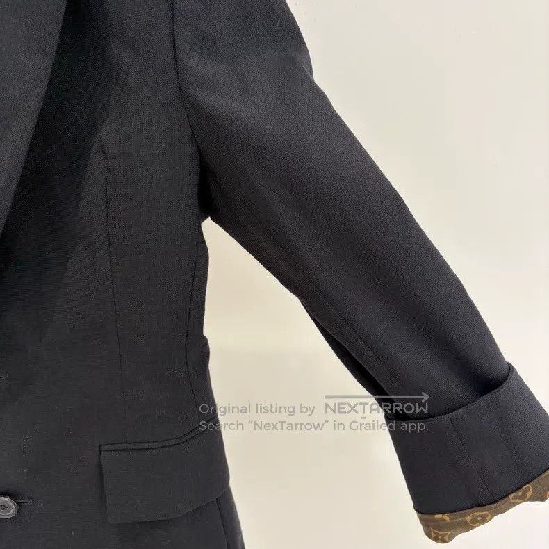 Louis Vuitton Louis Vuitton Brown blazer with presbyopic leather buttons Size XS / US 0-2 / IT 36-38 - 4 Thumbnail