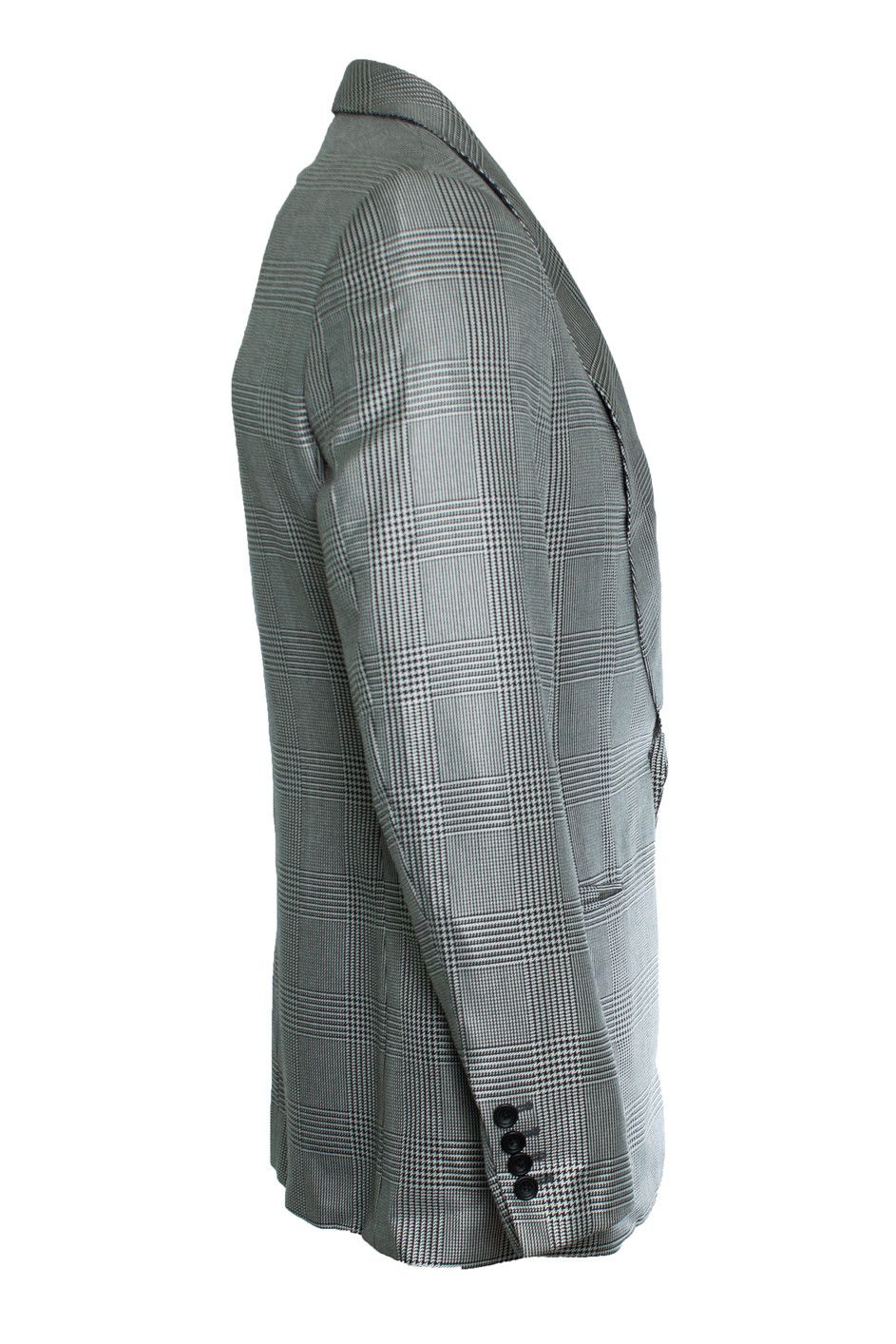 Kingsman Kingsman, Prince of wales checked wool blazer Size 52R - 2 Thumbnail