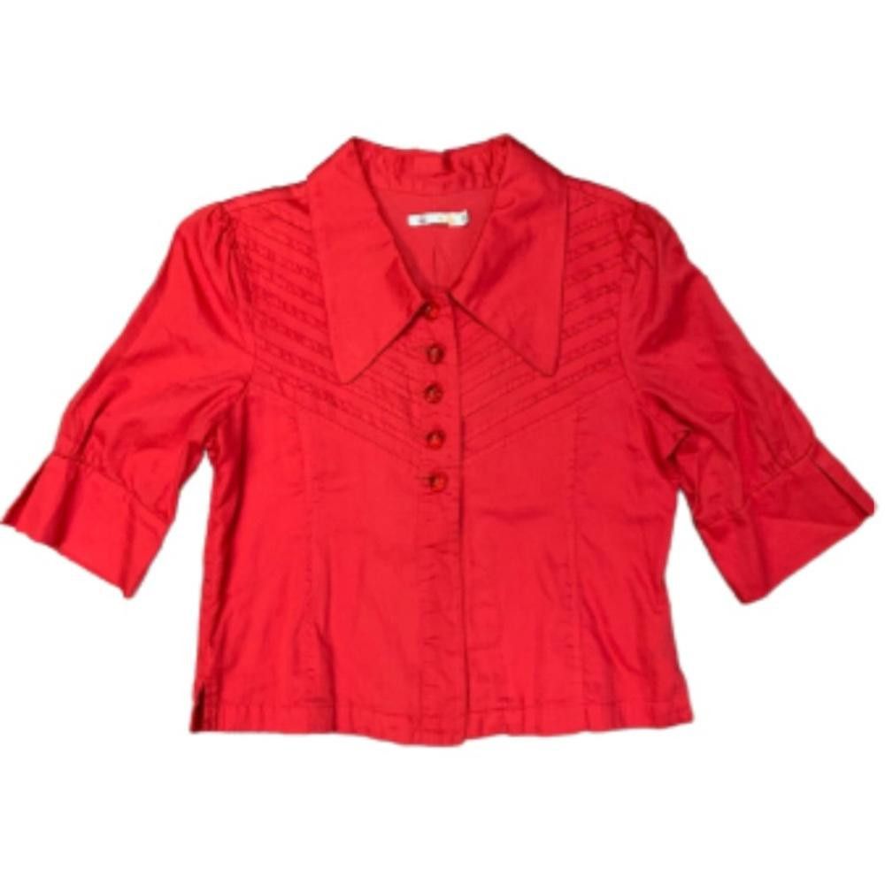 Tultex Tulle Vintage Style Boho Gumball Button Top, XL Size XL / US 12-14 / IT 48-50 - 1 Thumbnail