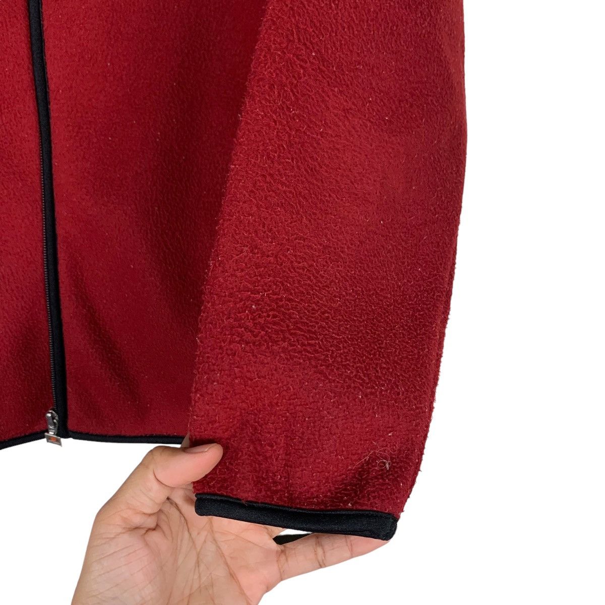 Ellesse ELLESSE Teddy Bear Small Logo Red Fleece Jacket #1060-C48 Size US L / EU 52-54 / 3 - 13 Thumbnail
