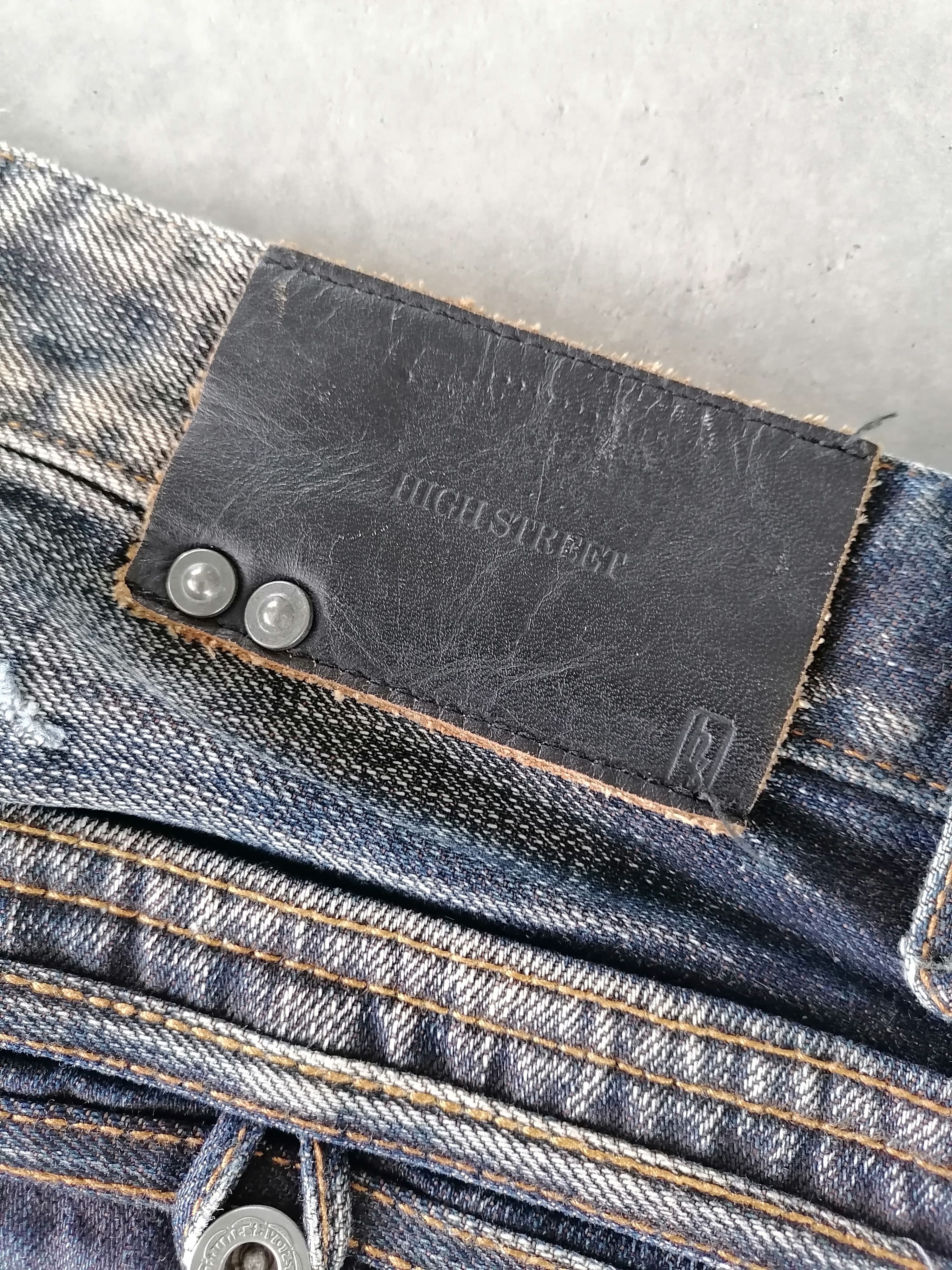 Hysteric Glamour × If Six Was Nine Flare Jeans High Street Claw Mark Distressed Denim Pants Size US 32 / EU 48 - 12 Thumbnail