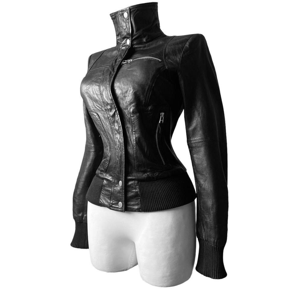 Vintage Archive distressed biker Avant Garde jacket 90s 00s Size S / US 4 / IT 40 - 4 Thumbnail