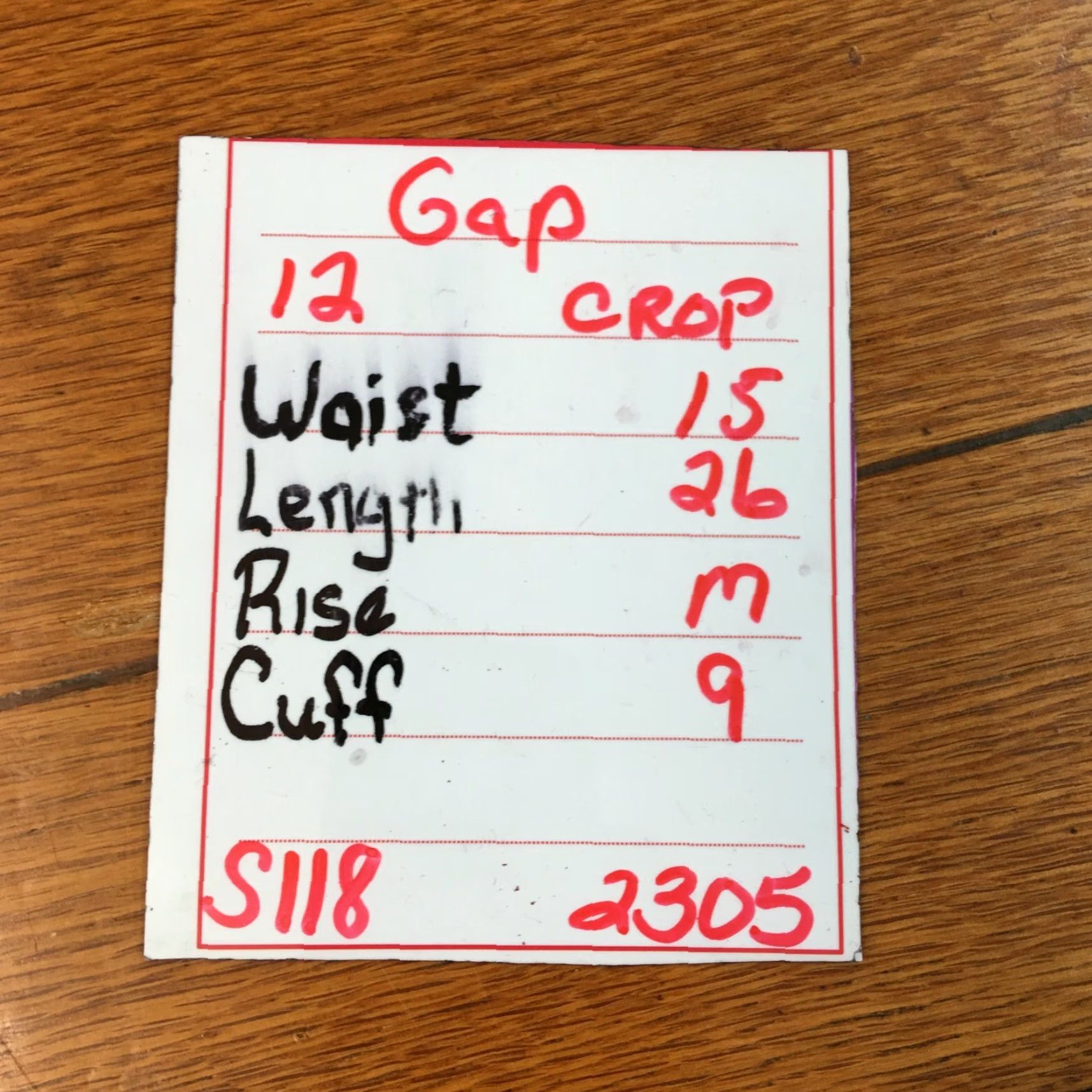 Gap Gap Womens Casual Regular Cropped Stretch Brown Dress Pants Size 12 Size 34" / US 12 / IT 48 - 5 Thumbnail