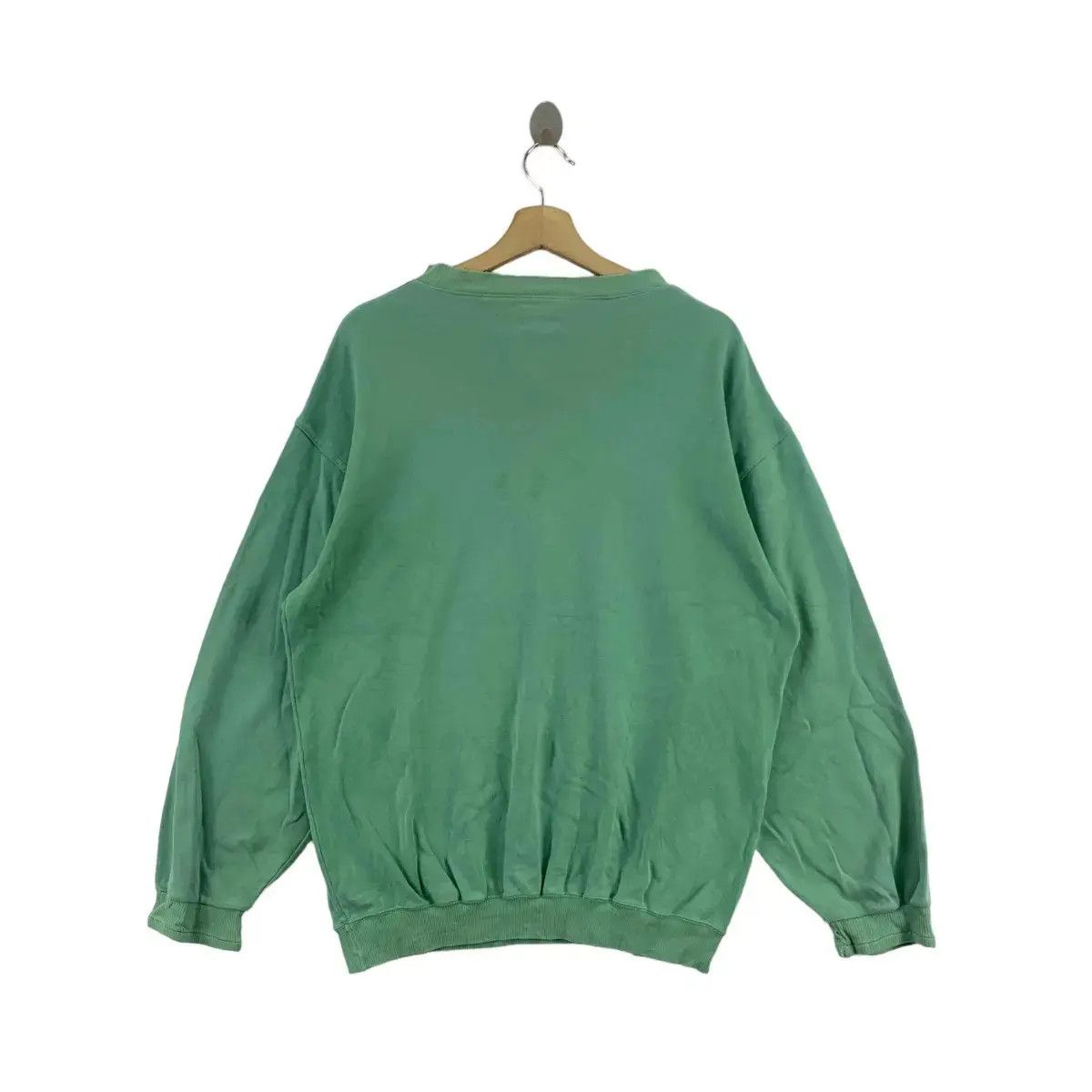 Valentino Vintage 90’ VALENTINO GARAVANI ITALY Logo Henley Sweatshirt Size L / US 10 / IT 46 - 5 Thumbnail