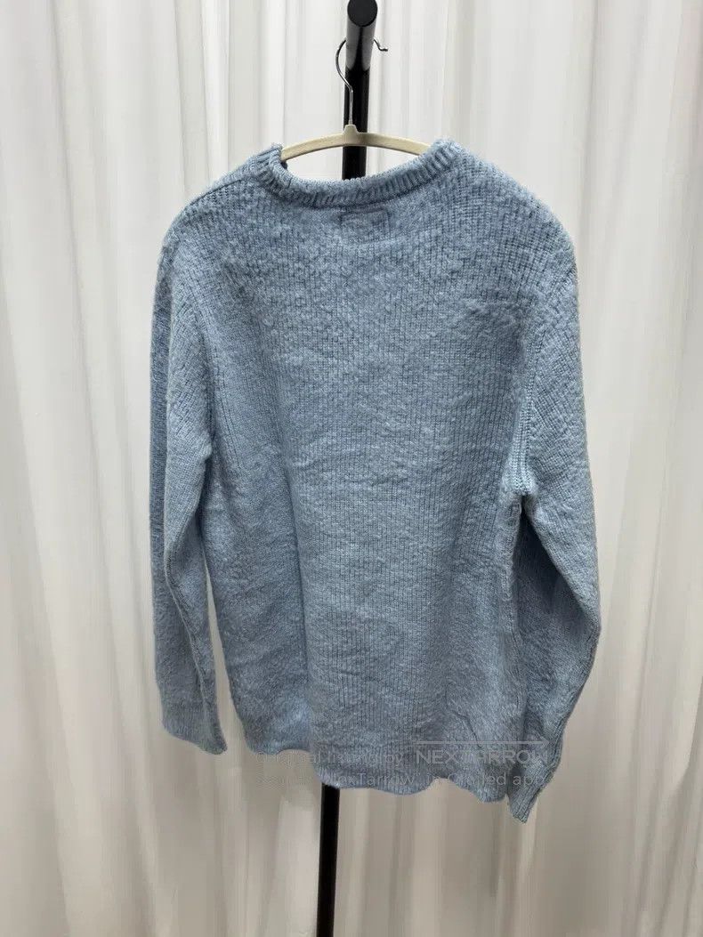 Other Number (N)ine Fuzzy V-Neck Sky Blue Sweater Size XL / US 12-14 / IT 48-50 - 8 Thumbnail