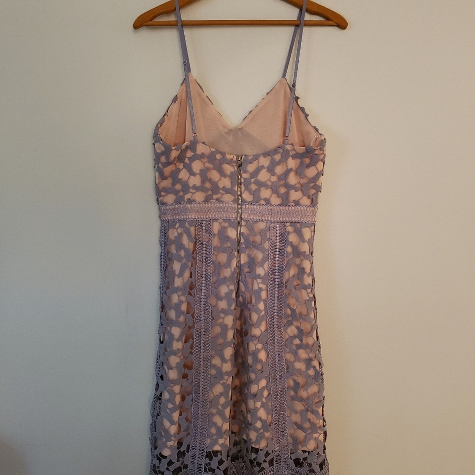 ELLIATT Revolve Elliatt Tingle Dress Lilac Lace Nude Slip Medium Size M / US 6-8 / IT 42-44 - 2 Thumbnail