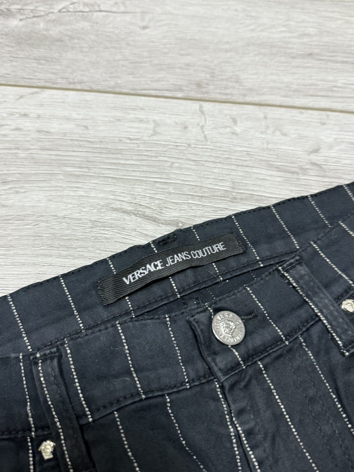 Versace Jeans Couture Versace medusa striped pants casual Size US 32 / EU 48 - 10 Thumbnail