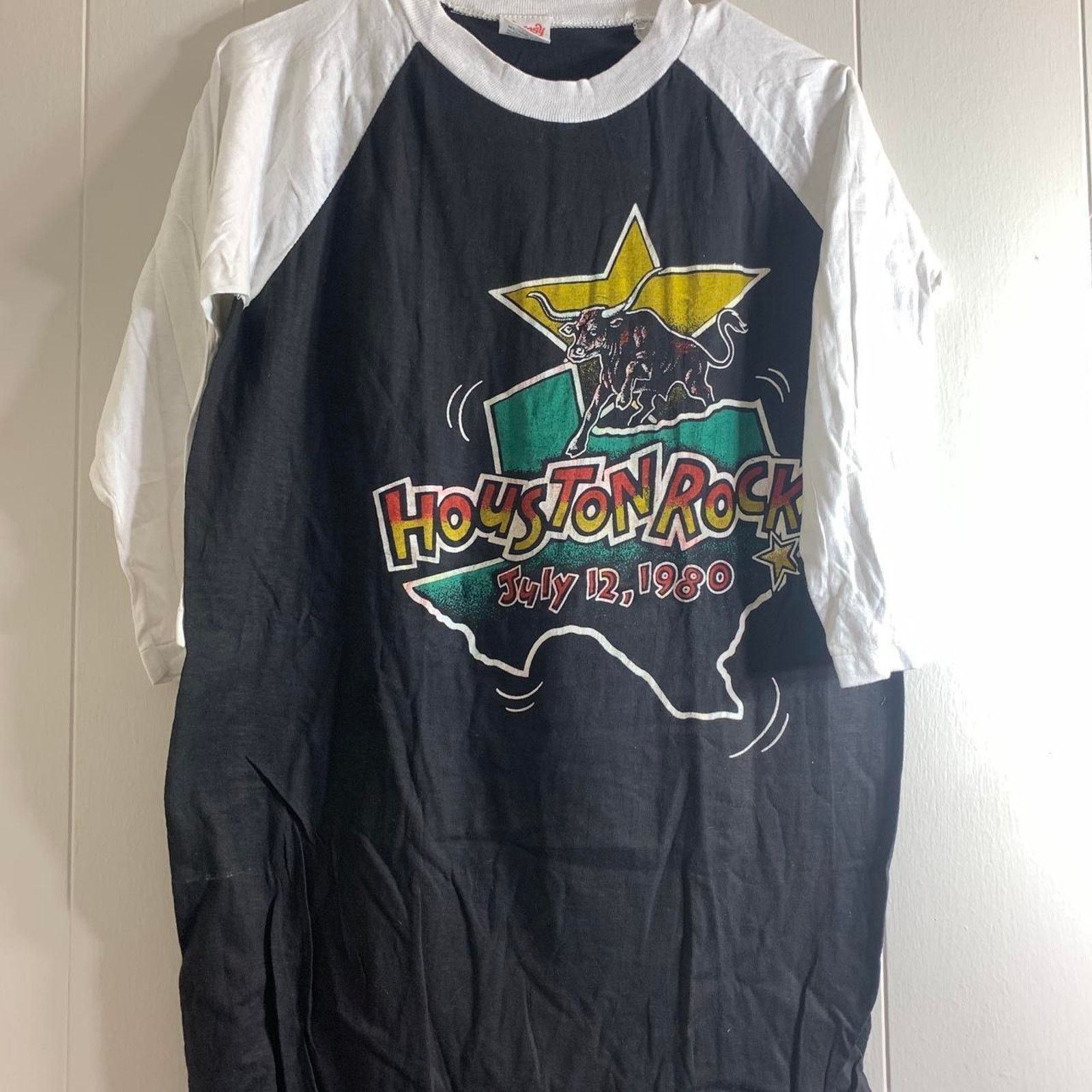 Vintage vintage 1980 ALICE COOPER BLACK SABBATH 3/4 sleeve tee shirt Size US L / EU 52-54 / 3 - 3 Thumbnail
